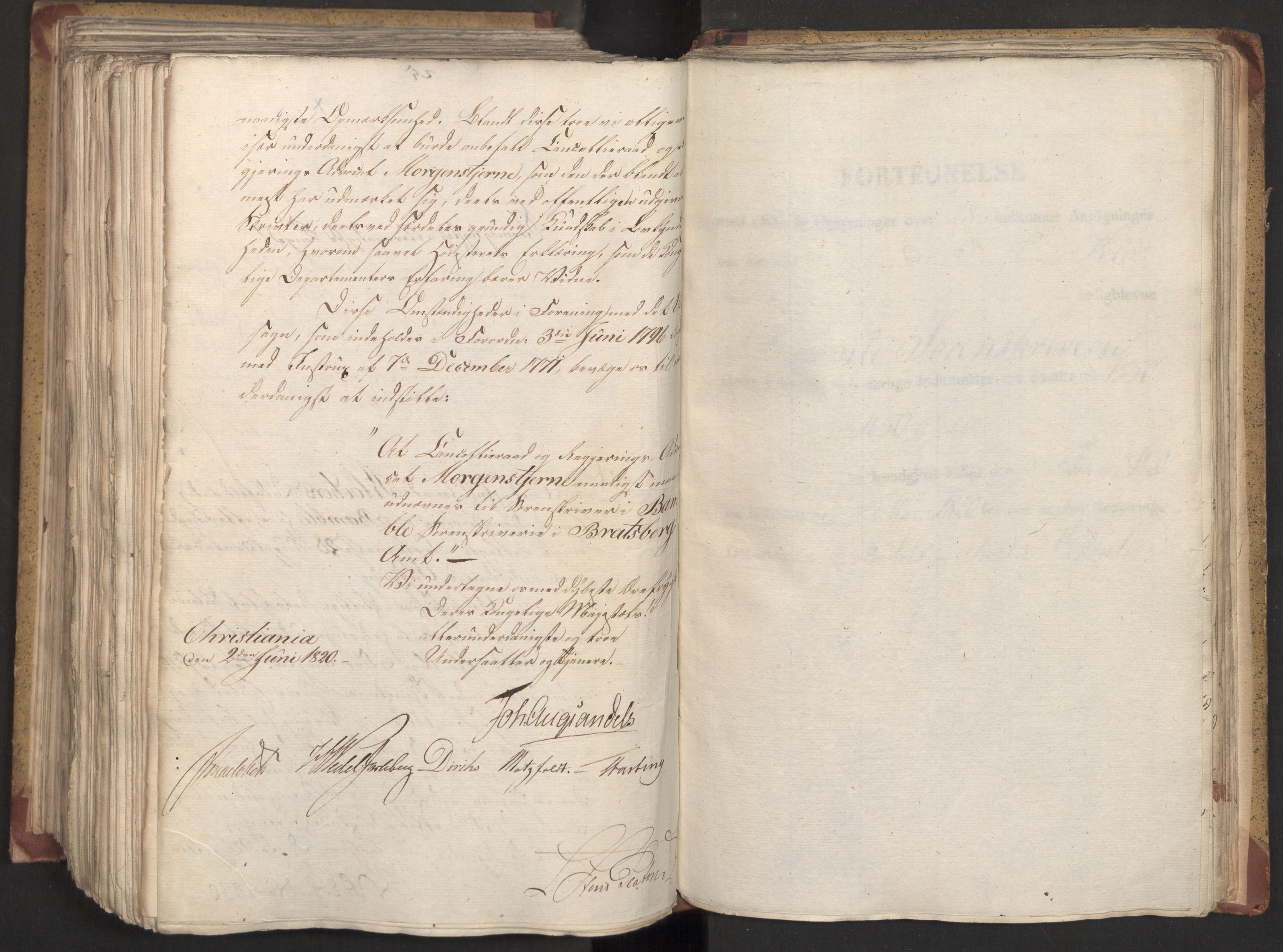 Statsrådsavdelingen i Stockholm, AV/RA-S-1003/D/Da/L0022: Regjeringsinnstillinger nr. 4399-4565, 1820, s. 401