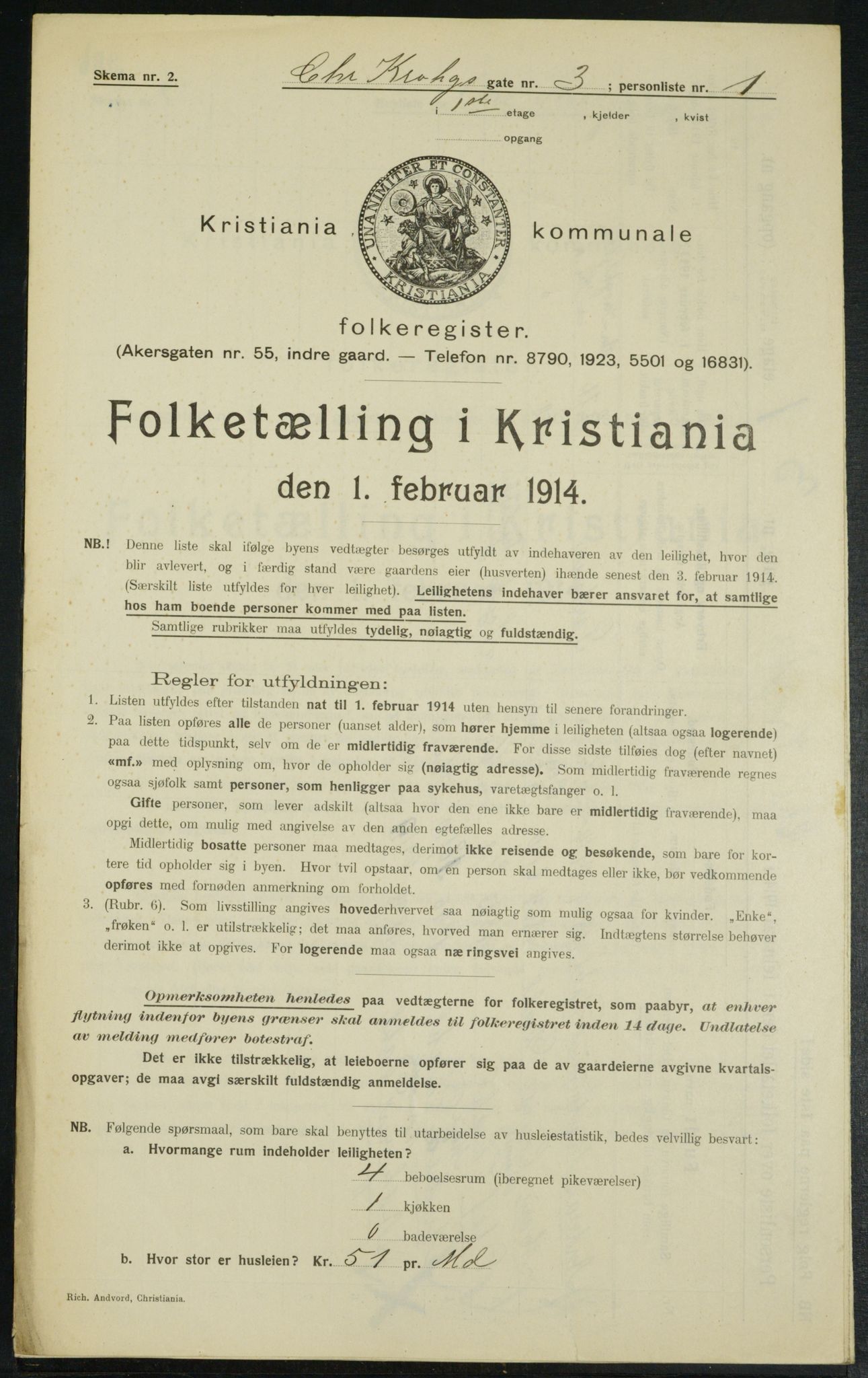 OBA, Kommunal folketelling 1.2.1914 for Kristiania, 1914, s. 11928