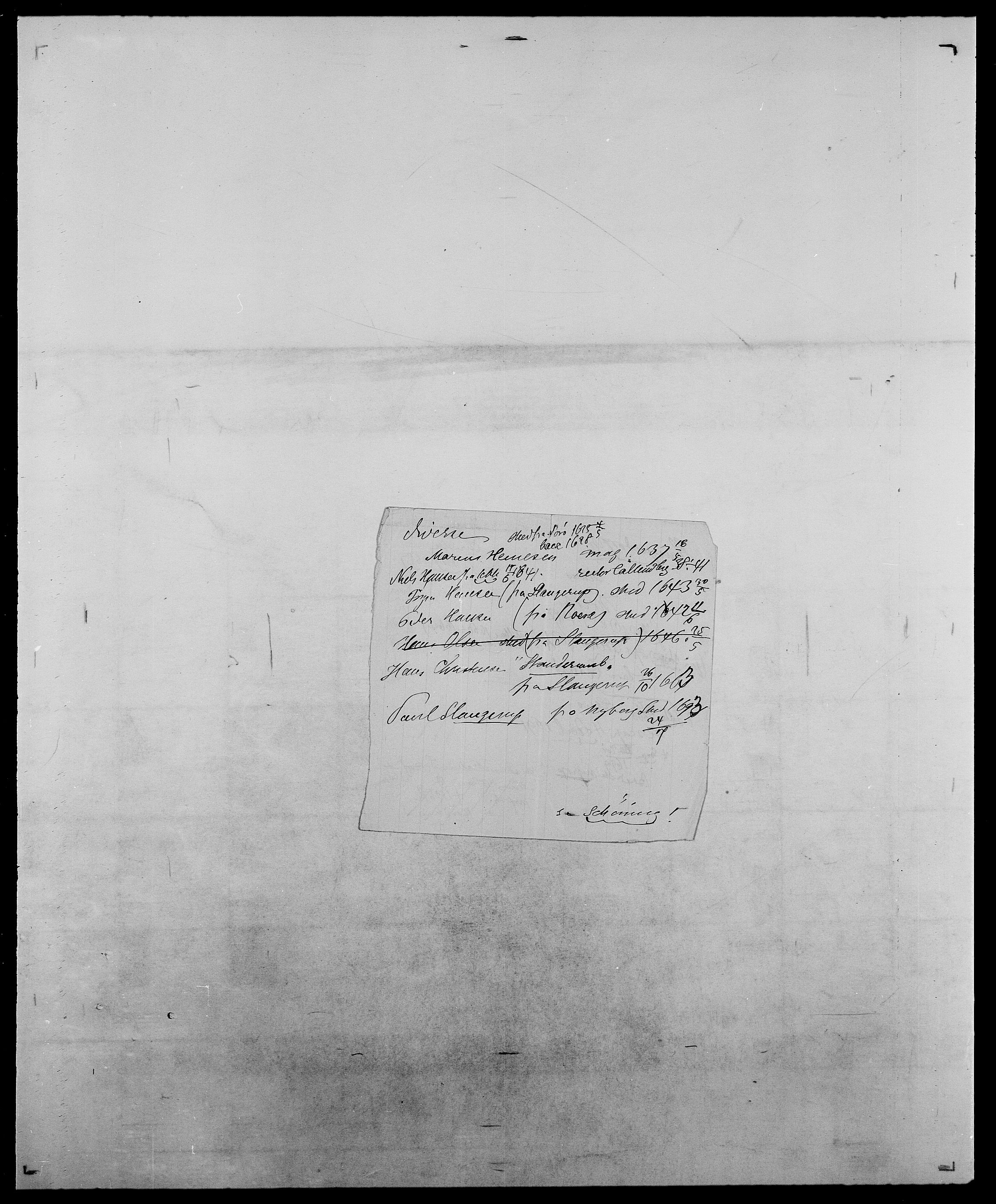 Delgobe, Charles Antoine - samling, AV/SAO-PAO-0038/D/Da/L0036: Skaanør - Staverskov, s. 83