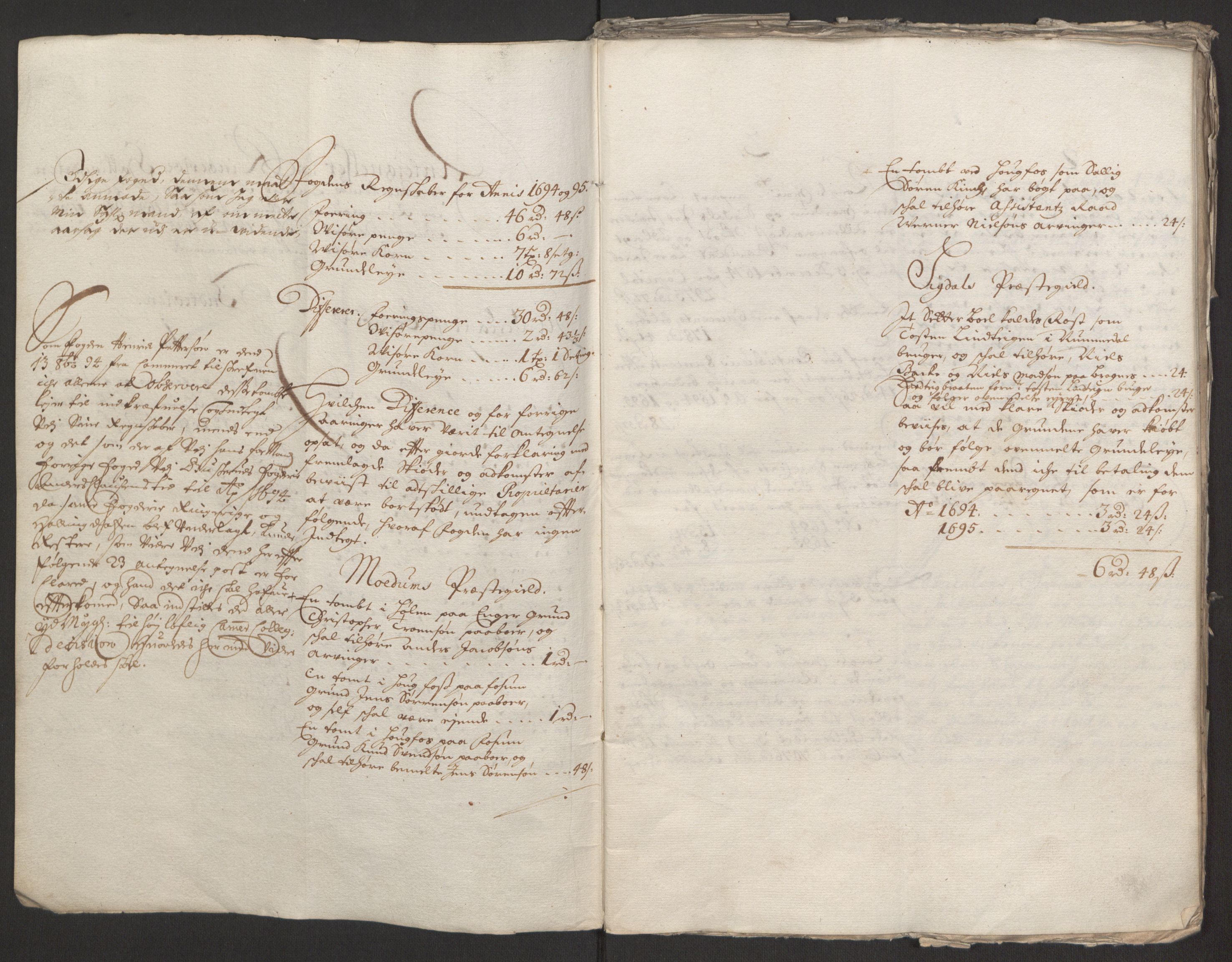 Rentekammeret inntil 1814, Reviderte regnskaper, Fogderegnskap, AV/RA-EA-4092/R22/L1452: Fogderegnskap Ringerike, Hallingdal og Buskerud, 1695, s. 346