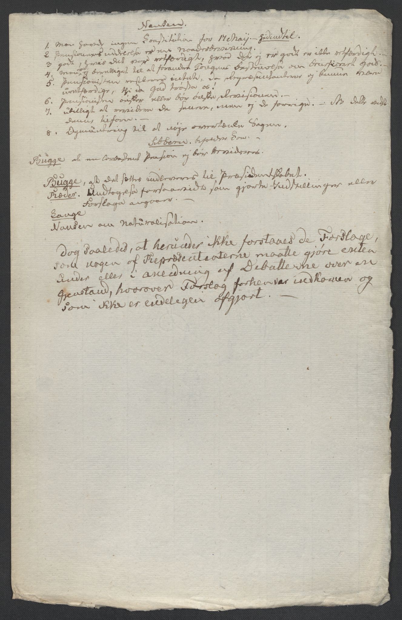 Christie, Wilhelm Frimann Koren, AV/RA-PA-0014/F/L0005: Christies dokumenter fra Stortinget, 1815-1816, s. 559