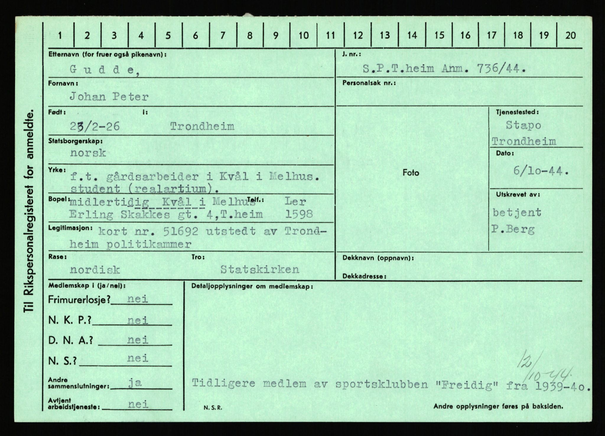 Statspolitiet - Hovedkontoret / Osloavdelingen, AV/RA-S-1329/C/Ca/L0005: Furali - Hamula, 1943-1945, s. 2461