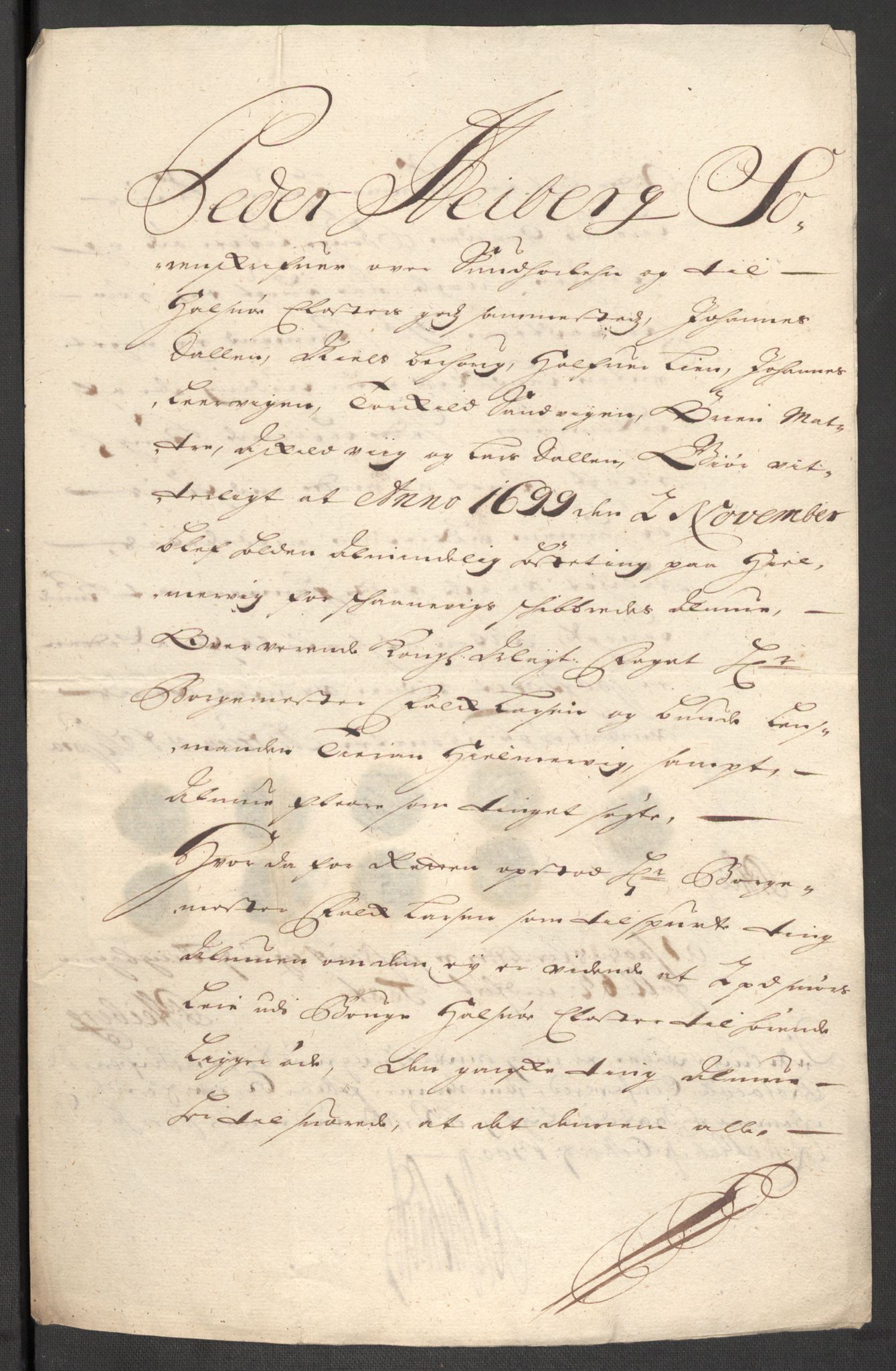 Rentekammeret inntil 1814, Reviderte regnskaper, Fogderegnskap, AV/RA-EA-4092/R48/L2978: Fogderegnskap Sunnhordland og Hardanger, 1699, s. 382