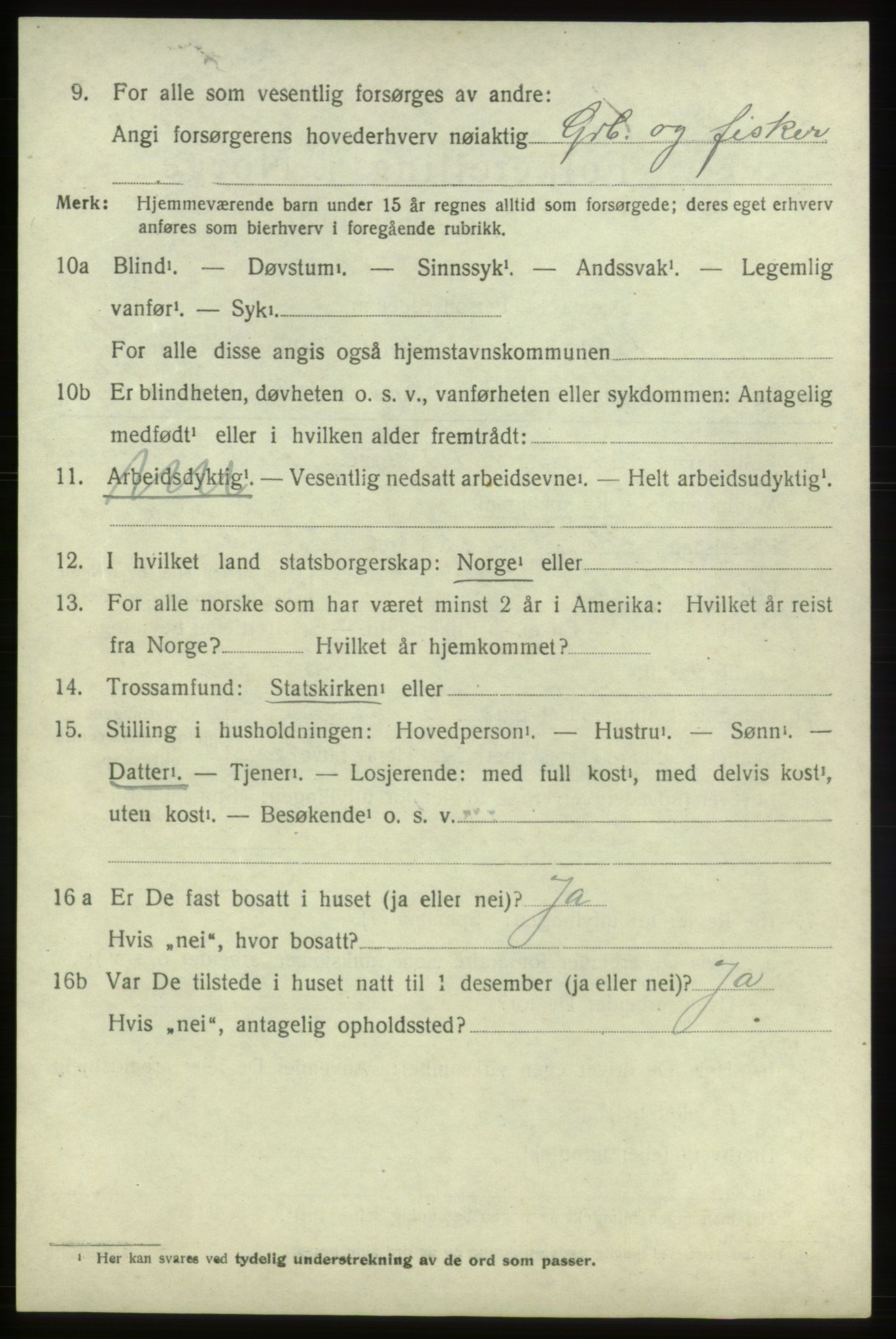 SAB, Folketelling 1920 for 1219 Bømlo herred, 1920, s. 2918