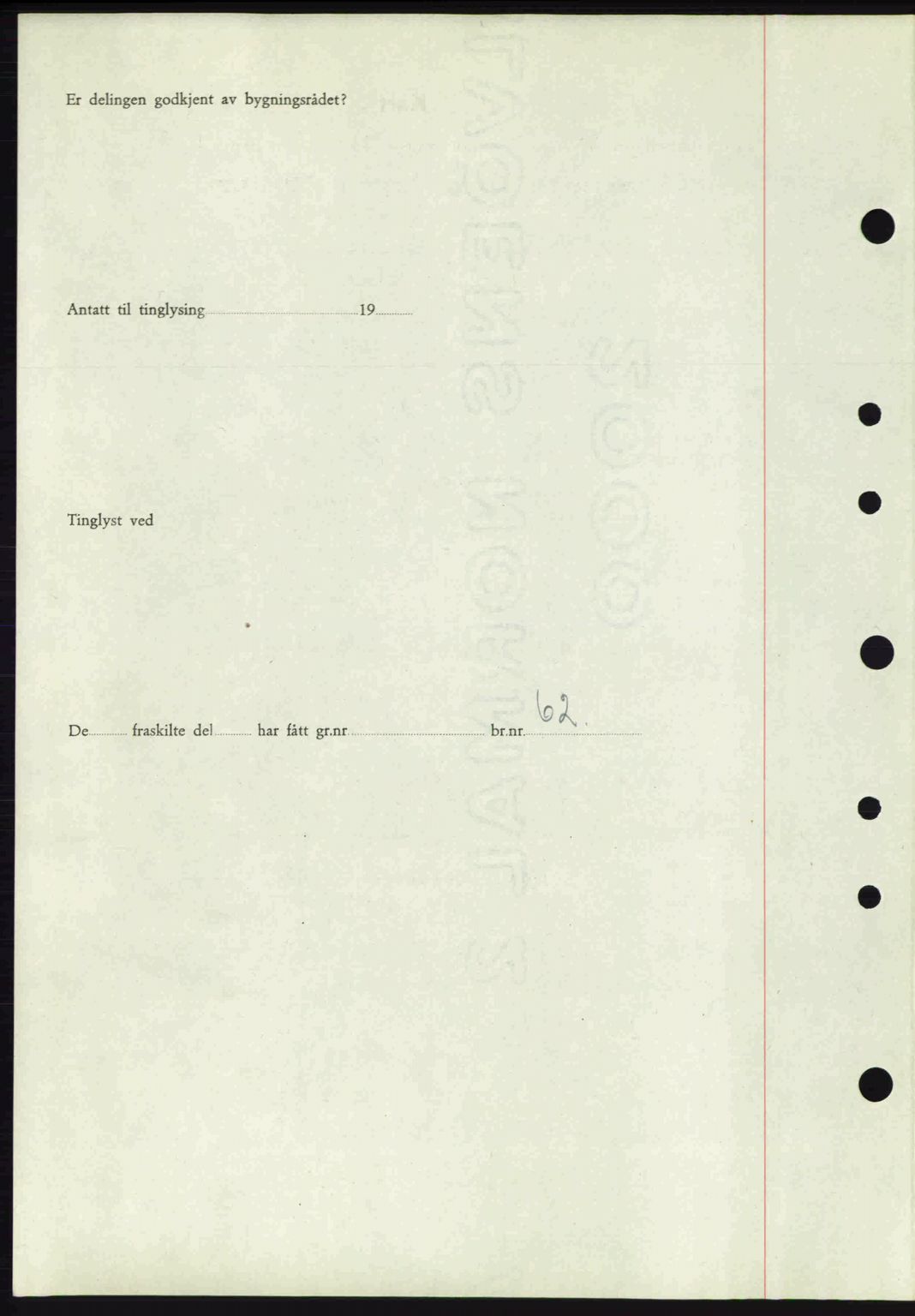 Tønsberg sorenskriveri, AV/SAKO-A-130/G/Ga/Gaa/L0013: Pantebok nr. A13, 1943-1943, Dagboknr: 2116/1943