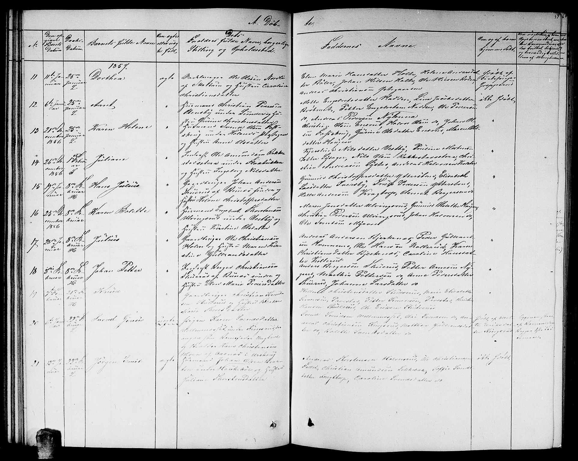 Høland prestekontor Kirkebøker, AV/SAO-A-10346a/G/Ga/L0004: Klokkerbok nr. I 4, 1854-1862, s. 59