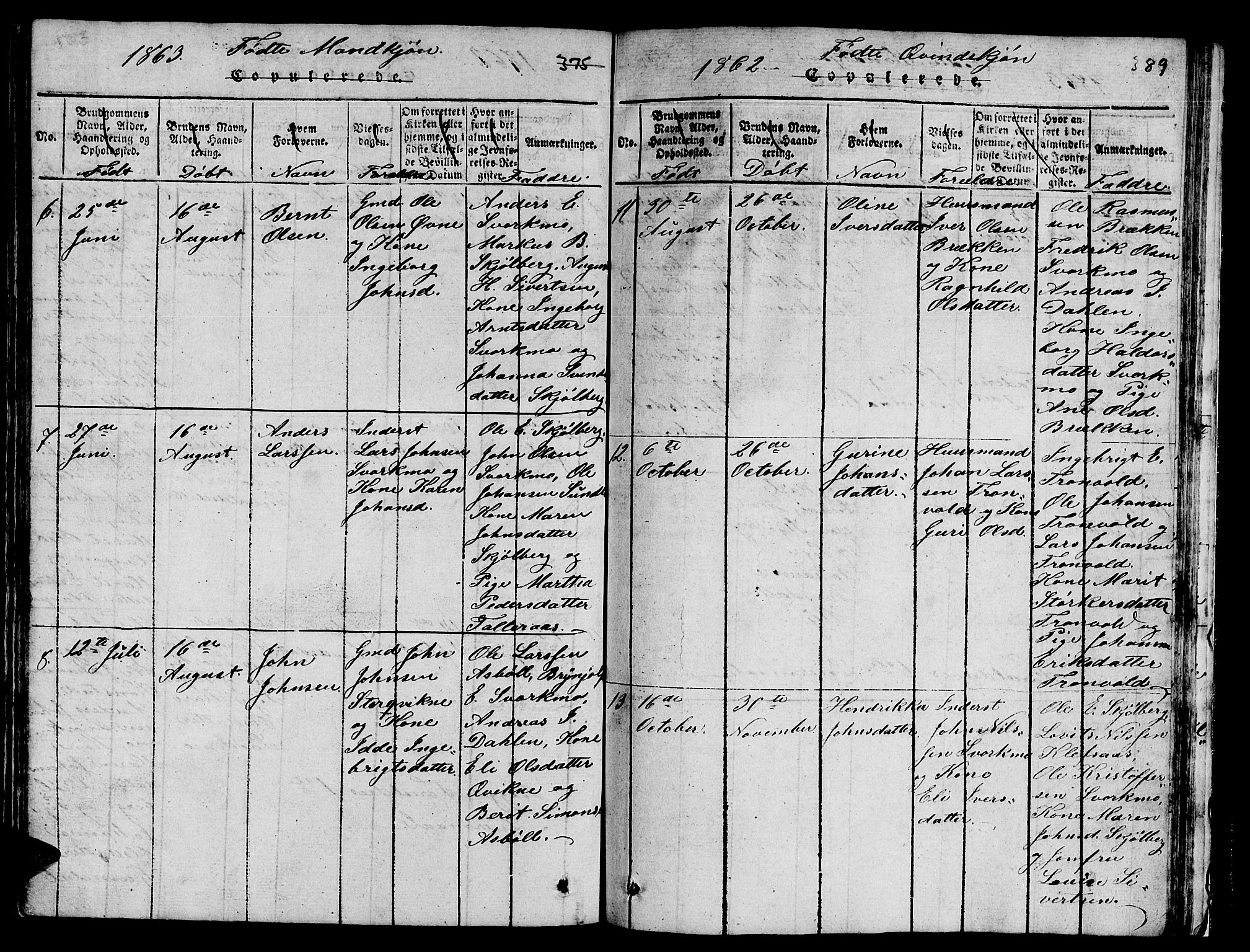 Ministerialprotokoller, klokkerbøker og fødselsregistre - Sør-Trøndelag, SAT/A-1456/671/L0842: Klokkerbok nr. 671C01, 1816-1867, s. 388-389