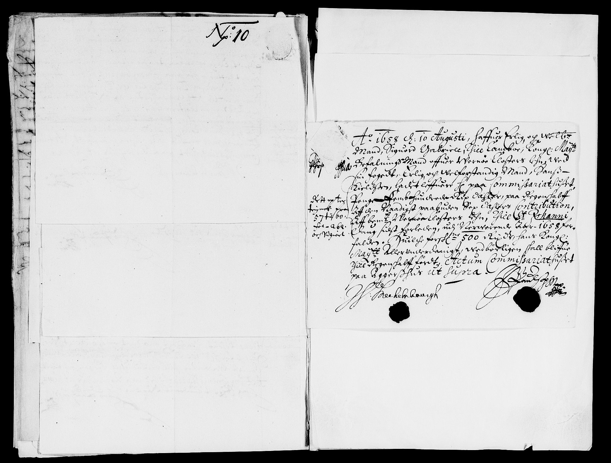 Rentekammeret inntil 1814, Reviderte regnskaper, Lensregnskaper, AV/RA-EA-5023/R/Rb/Rbg/L0011: Verne kloster len, 1651-1661