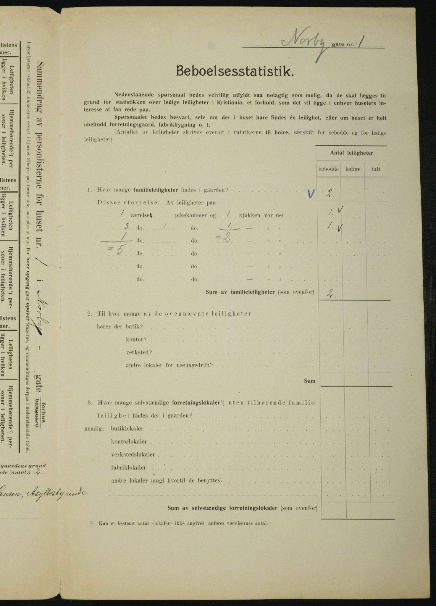 OBA, Kommunal folketelling 1.2.1910 for Kristiania, 1910, s. 68969