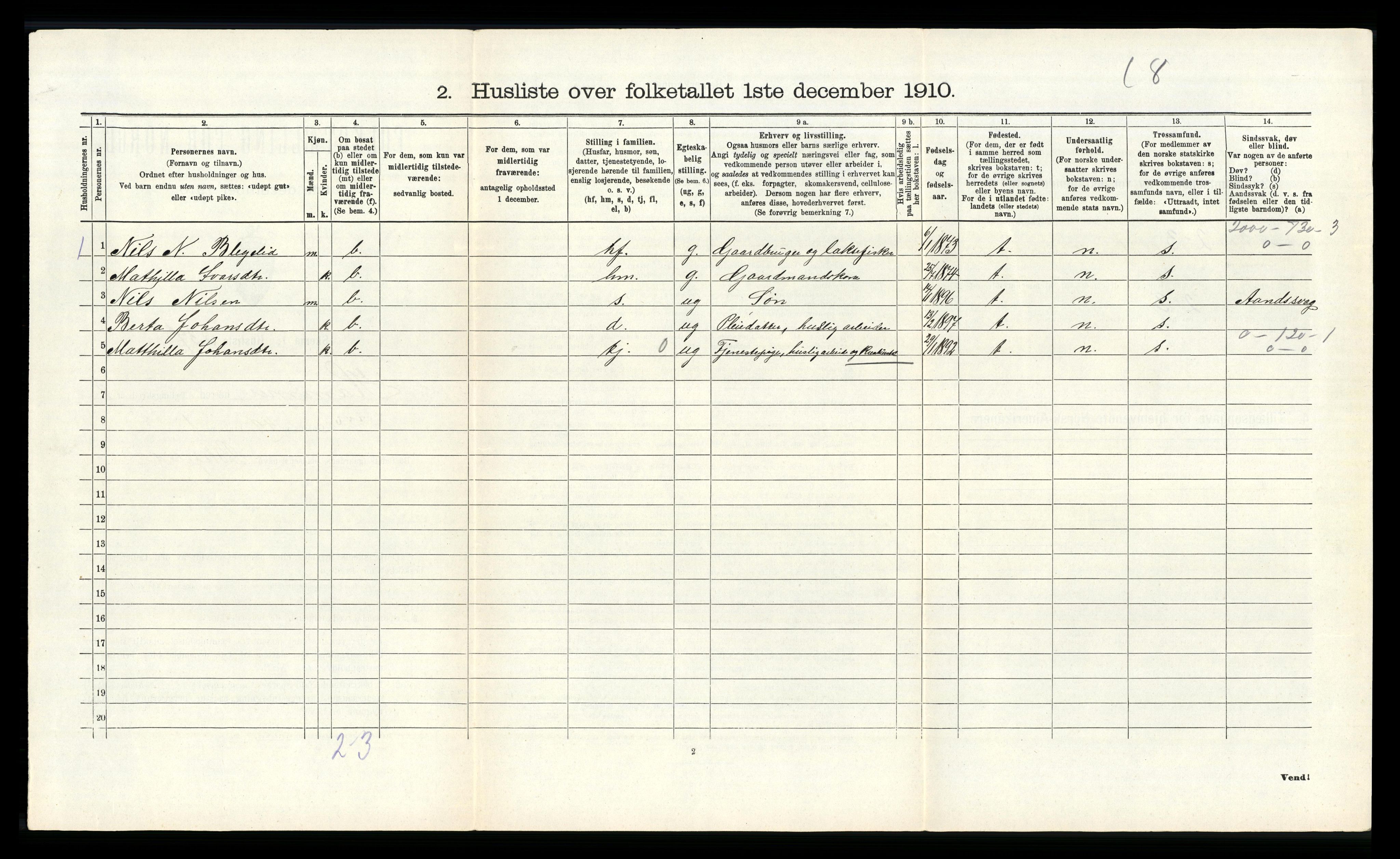 RA, Folketelling 1910 for 1254 Hamre herred, 1910, s. 637