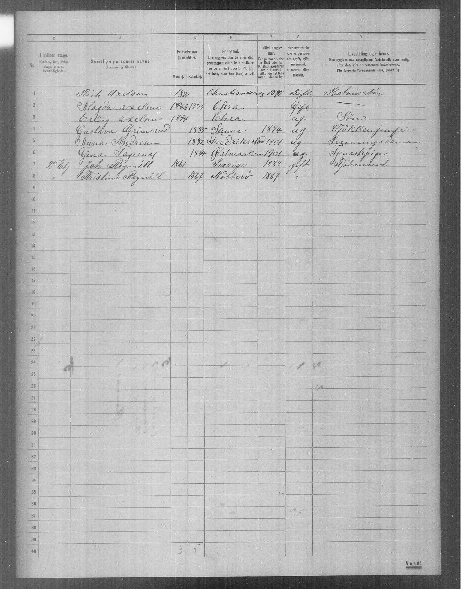 OBA, Kommunal folketelling 31.12.1904 for Kristiania kjøpstad, 1904, s. 19675