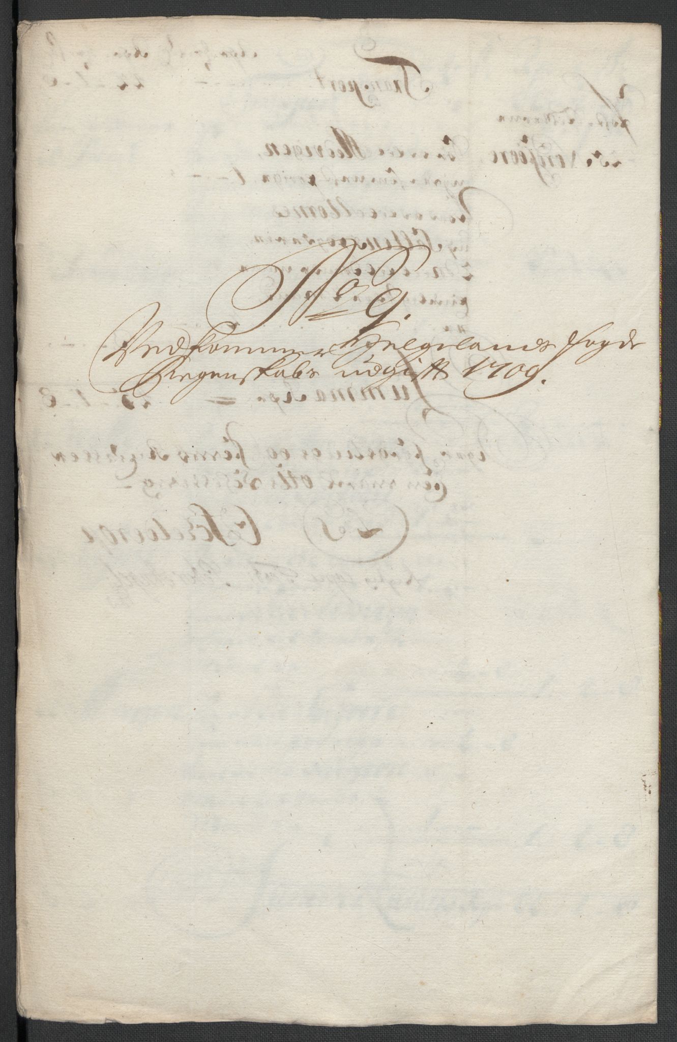 Rentekammeret inntil 1814, Reviderte regnskaper, Fogderegnskap, RA/EA-4092/R65/L4510: Fogderegnskap Helgeland, 1708-1709, s. 262