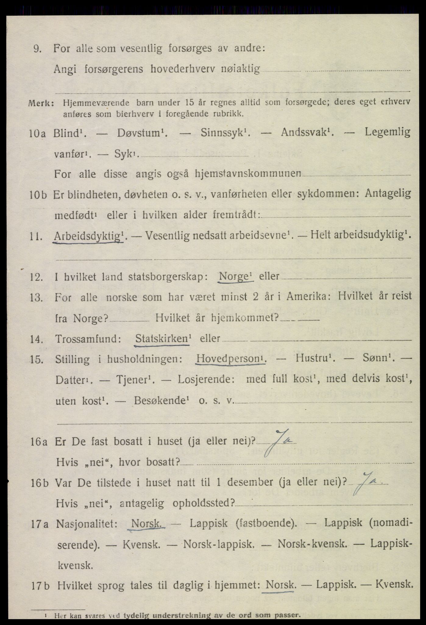 SAT, Folketelling 1920 for 1735 Kvam herred, 1920, s. 2502