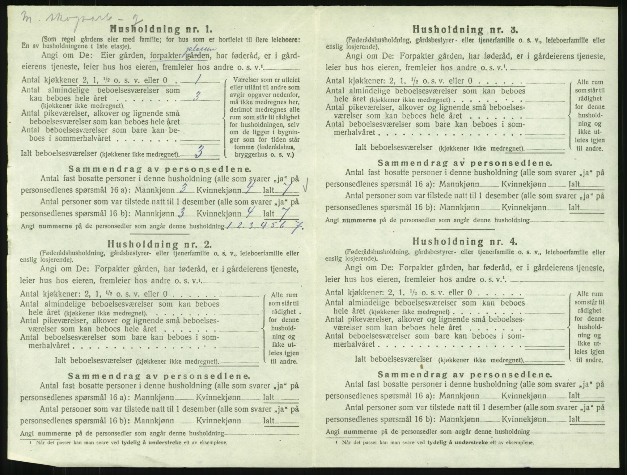 SAH, Folketelling 1920 for 0416 Romedal herred, 1920, s. 1938