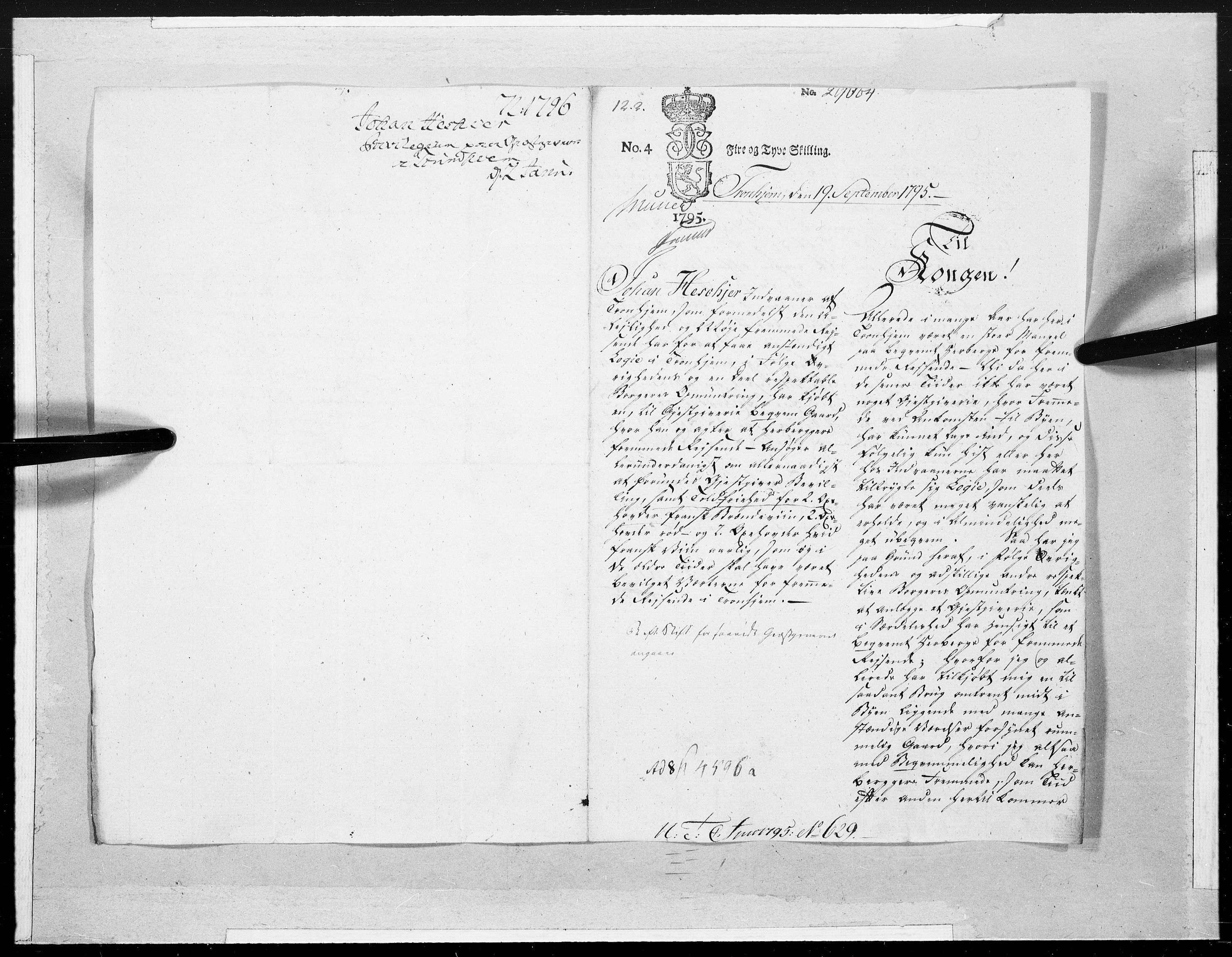 Danske Kanselli 1572-1799, AV/RA-EA-3023/F/Fc/Fcc/Fcca/L0304: Norske innlegg 1572-1799, 1796, s. 9