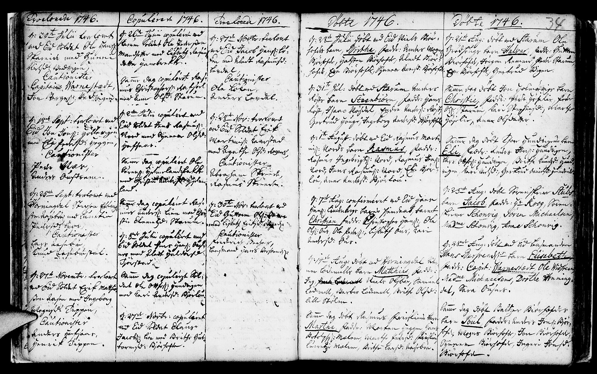 Eid sokneprestembete, AV/SAB-A-82301/H/Haa/Haaa/L0002: Ministerialbok nr. A 2, 1741-1769, s. 34