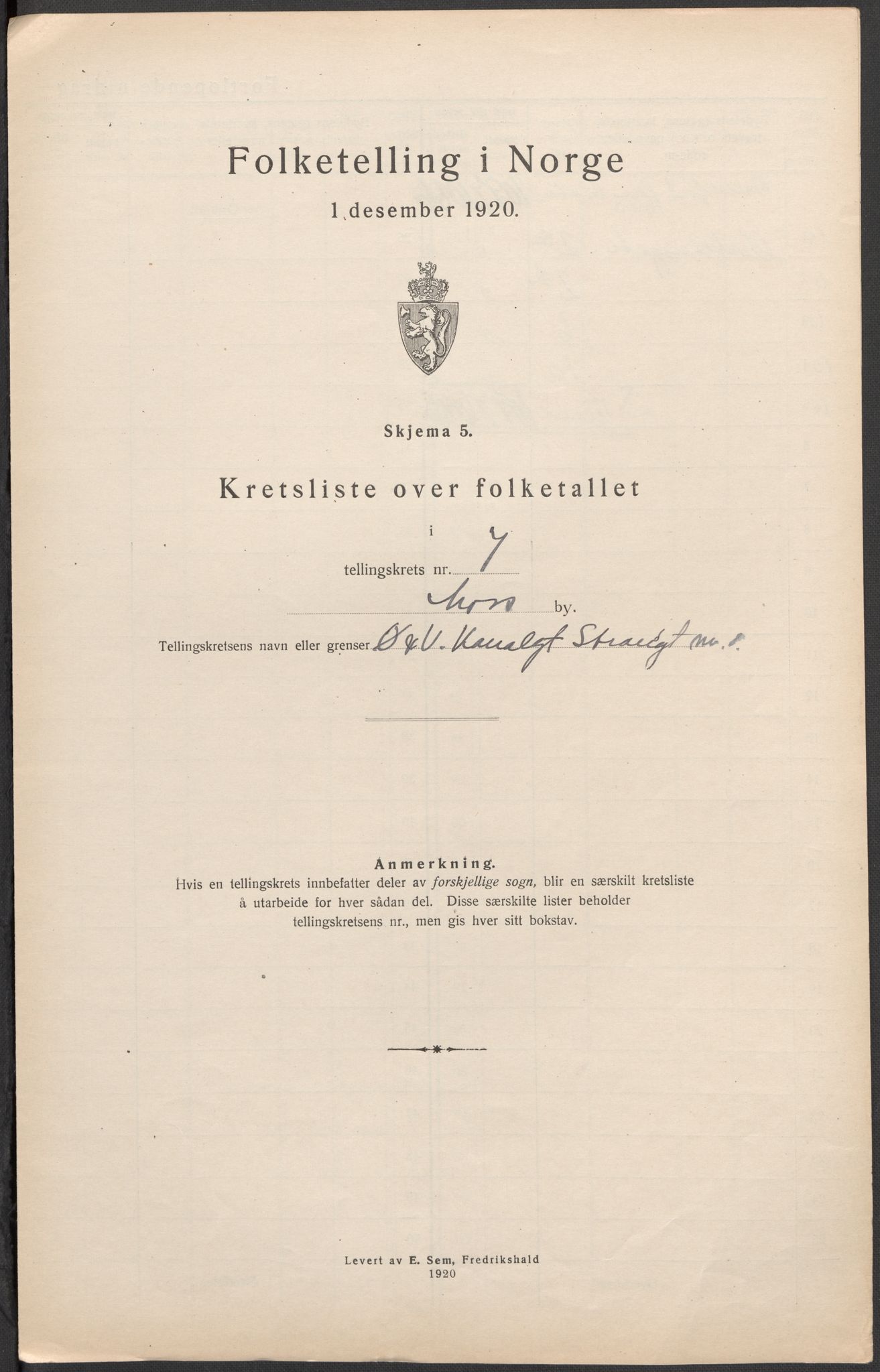 SAO, Folketelling 1920 for 0104 Moss kjøpstad, 1920, s. 36