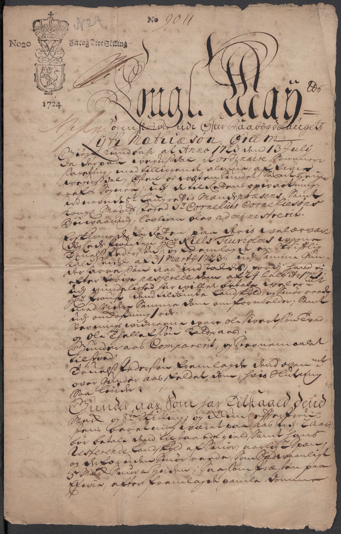 Riksarkivets diplomsamling, AV/RA-EA-5965/F15/L0031: Prestearkiv - Aust-Agder, Vest-Agder og Rogaland, 1575-1768, s. 58