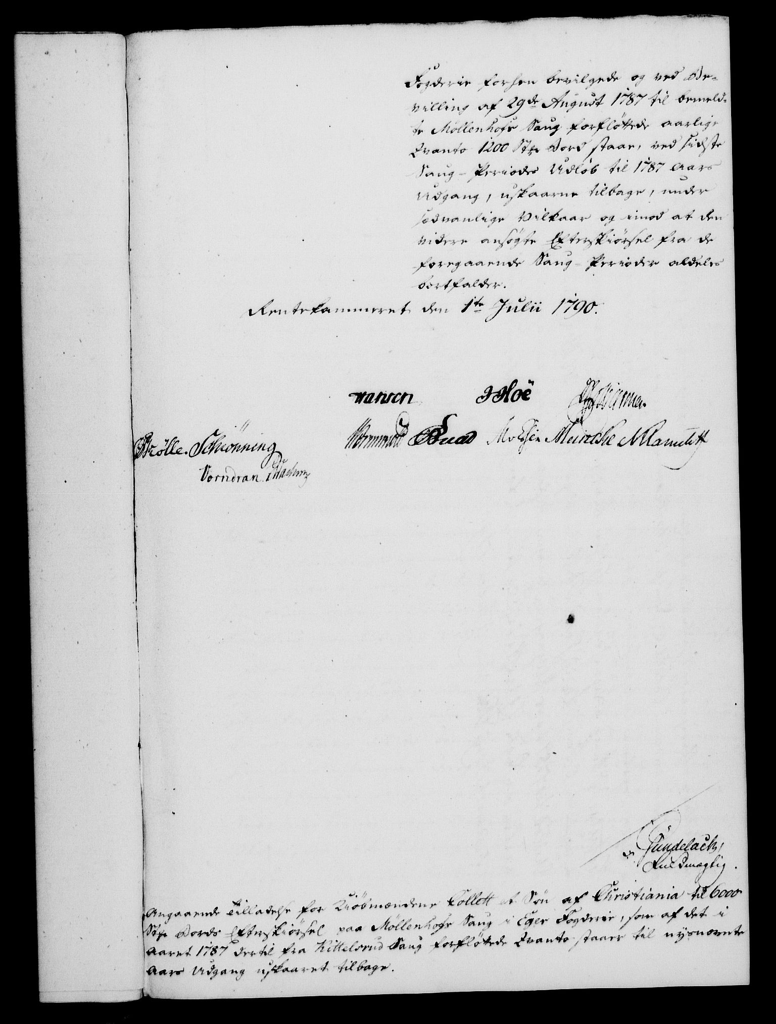 Rentekammeret, Kammerkanselliet, RA/EA-3111/G/Gf/Gfa/L0072: Norsk relasjons- og resolusjonsprotokoll (merket RK 52.72), 1790, s. 488