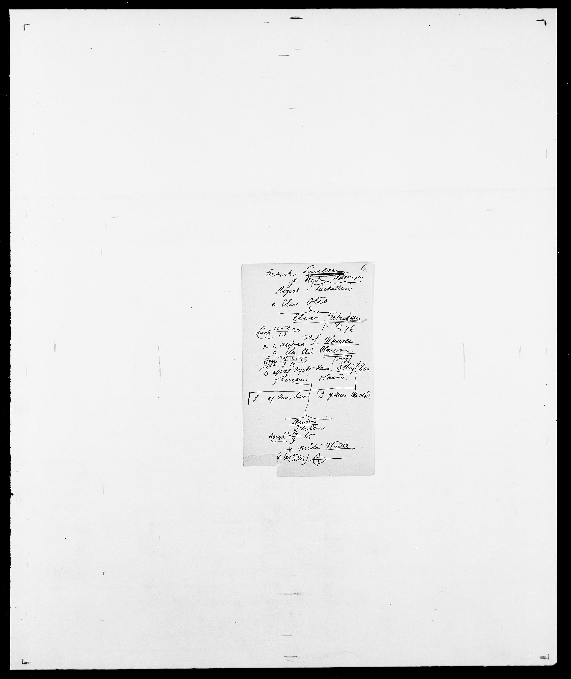 Delgobe, Charles Antoine - samling, SAO/PAO-0038/D/Da/L0012: Flor, Floer, Flohr - Fritzner, s. 734