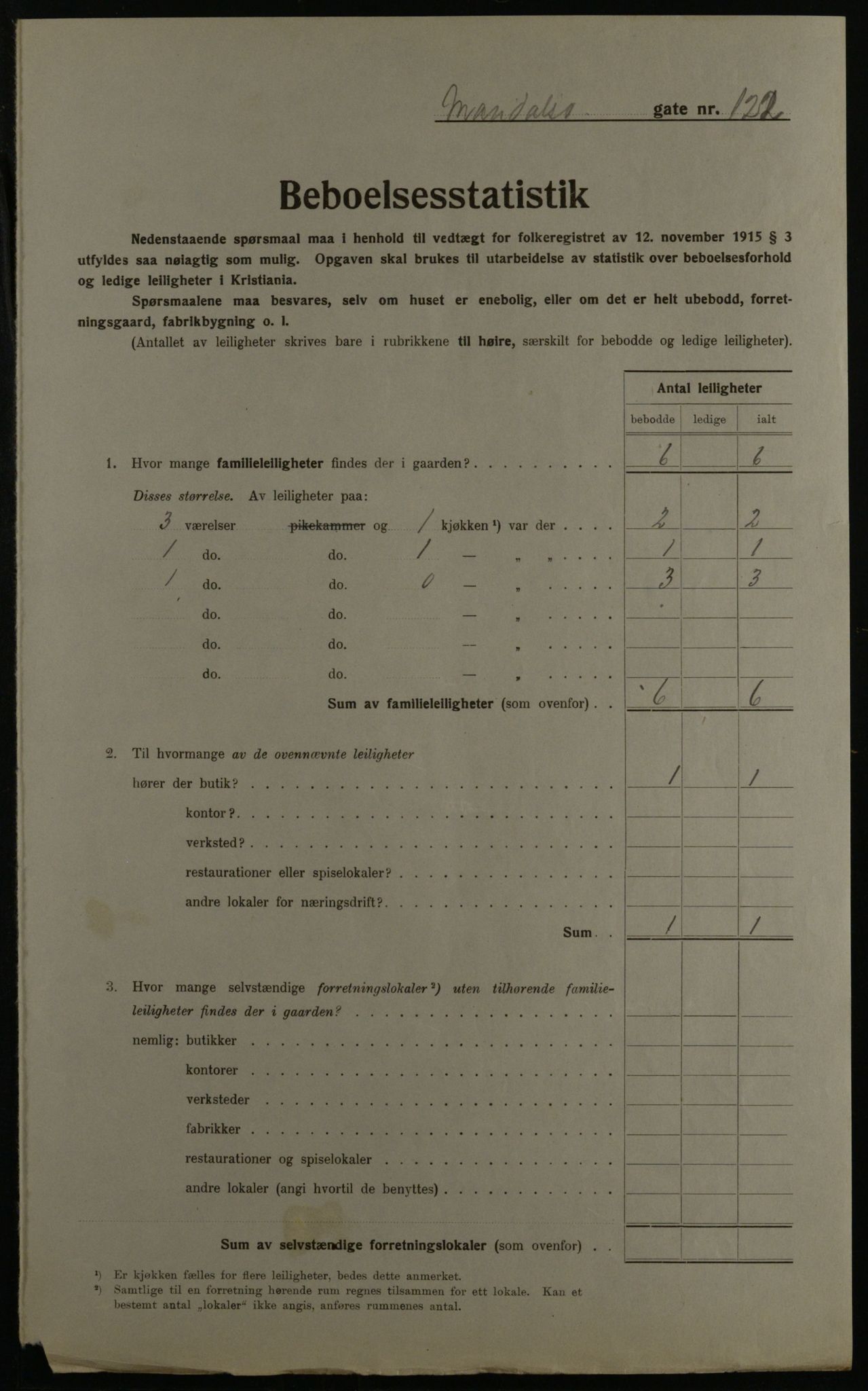 OBA, Kommunal folketelling 1.12.1923 for Kristiania, 1923, s. 68845