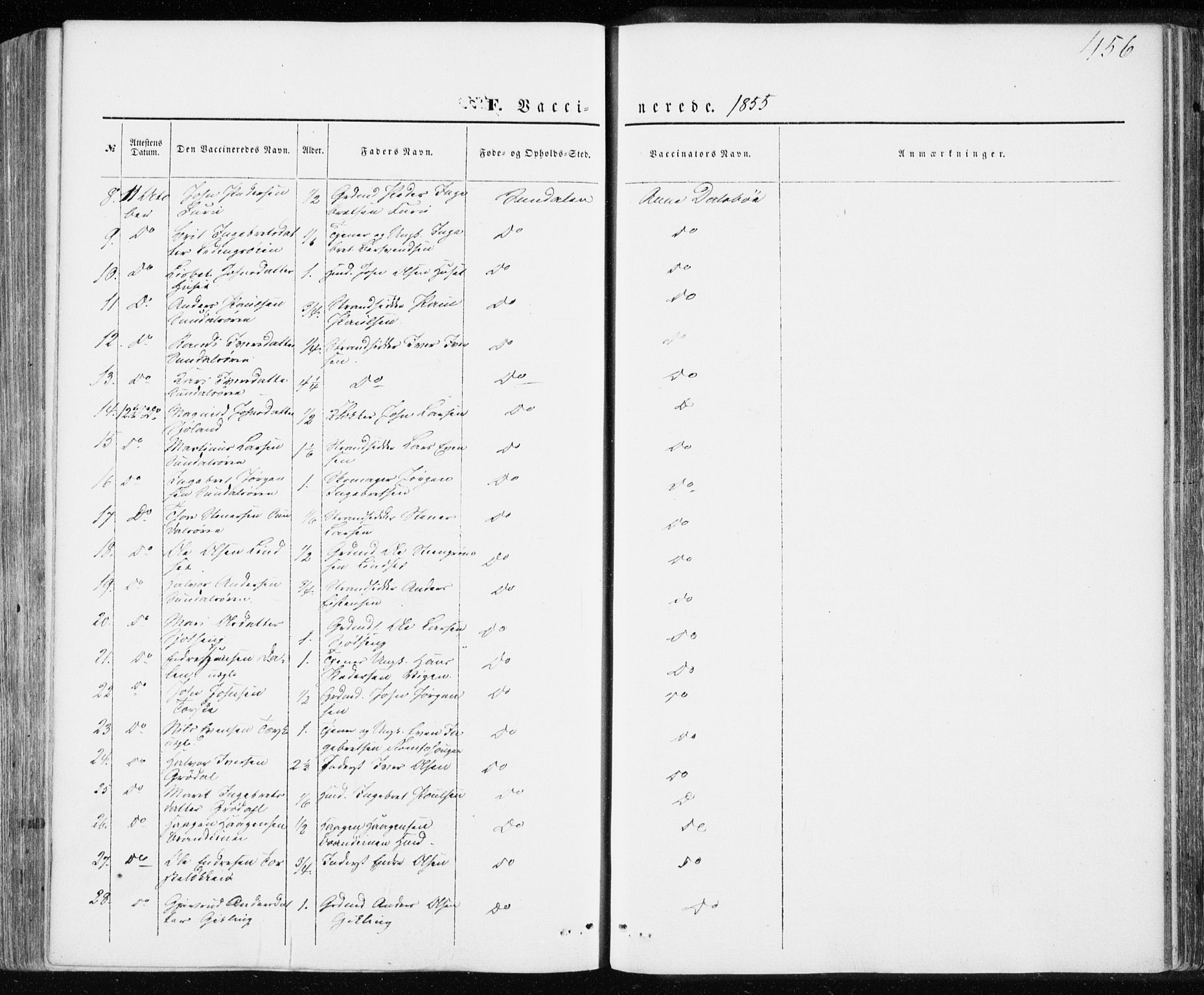 Ministerialprotokoller, klokkerbøker og fødselsregistre - Møre og Romsdal, AV/SAT-A-1454/590/L1013: Ministerialbok nr. 590A05, 1847-1877, s. 456