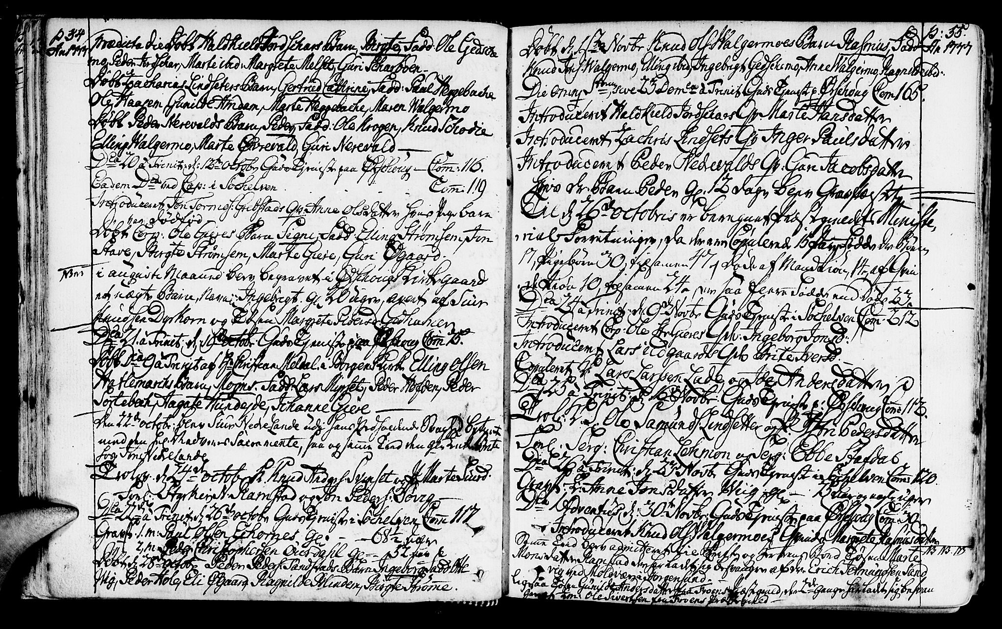 Ministerialprotokoller, klokkerbøker og fødselsregistre - Møre og Romsdal, AV/SAT-A-1454/522/L0308: Ministerialbok nr. 522A03, 1773-1809, s. 54-55
