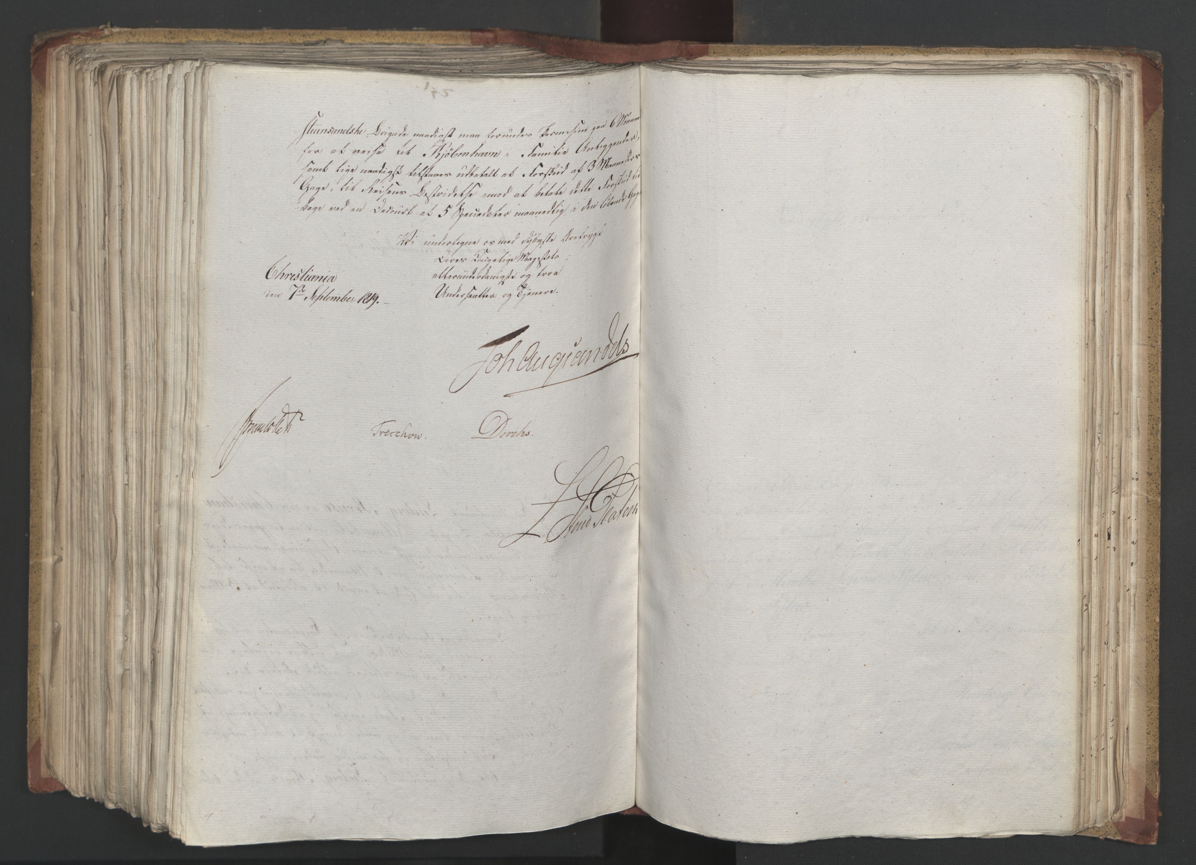 Statsrådsavdelingen i Stockholm, AV/RA-S-1003/D/Da/L0019: Regjeringsinnstillinger nr. 3856-4052, 1819, s. 388