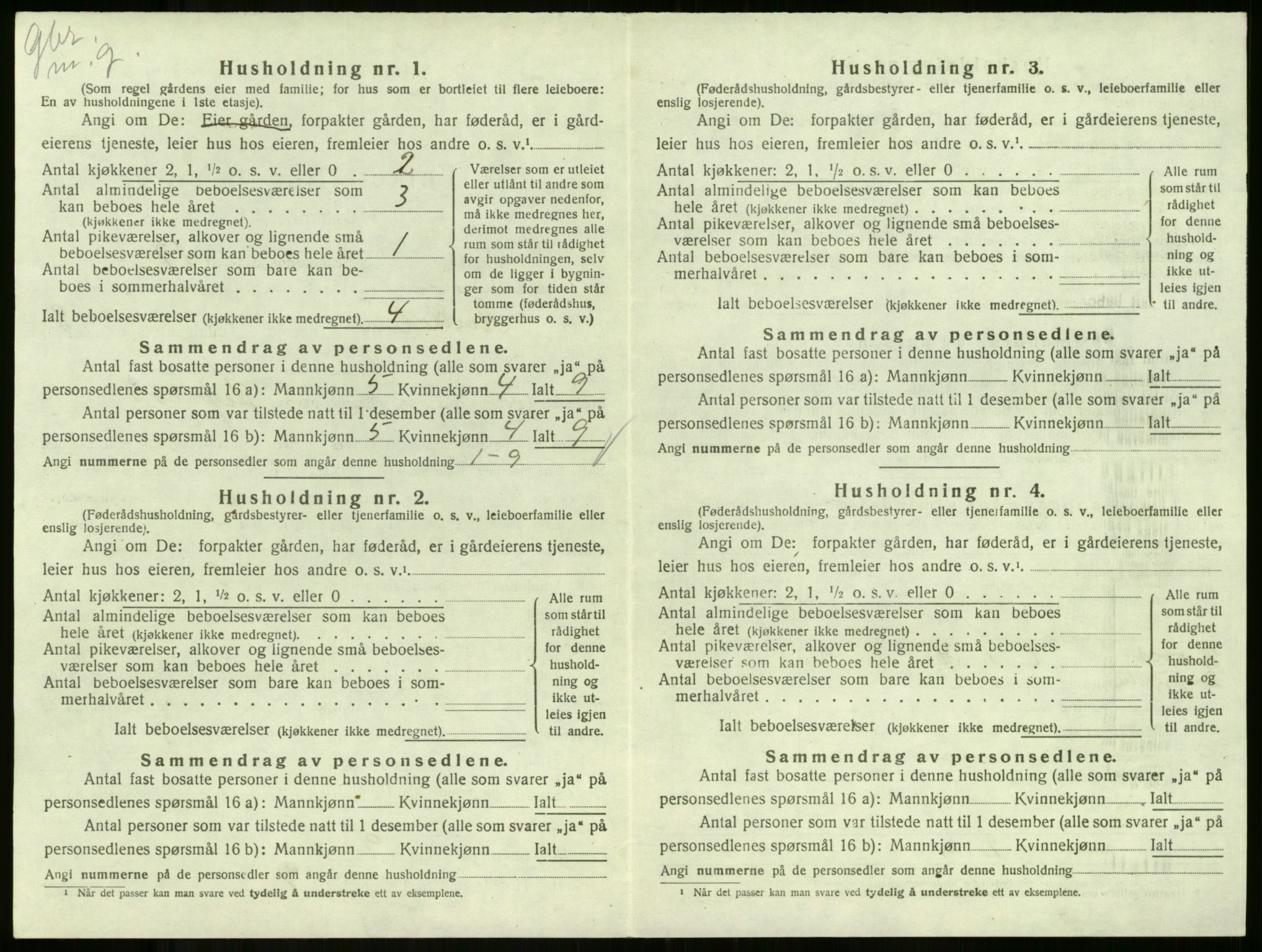 SAKO, Folketelling 1920 for 0719 Andebu herred, 1920, s. 1013