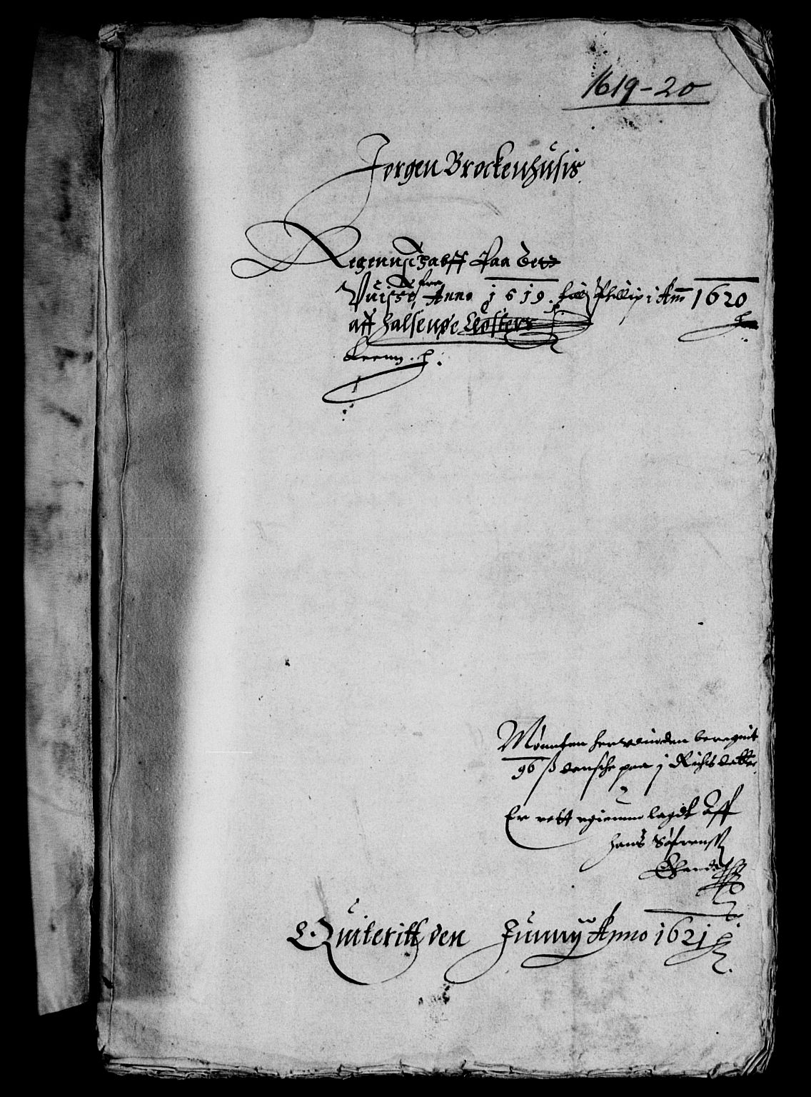 Rentekammeret inntil 1814, Reviderte regnskaper, Lensregnskaper, AV/RA-EA-5023/R/Rb/Rbu/L0002: Hardanger og Halsnøy kloster len, 1616-1622