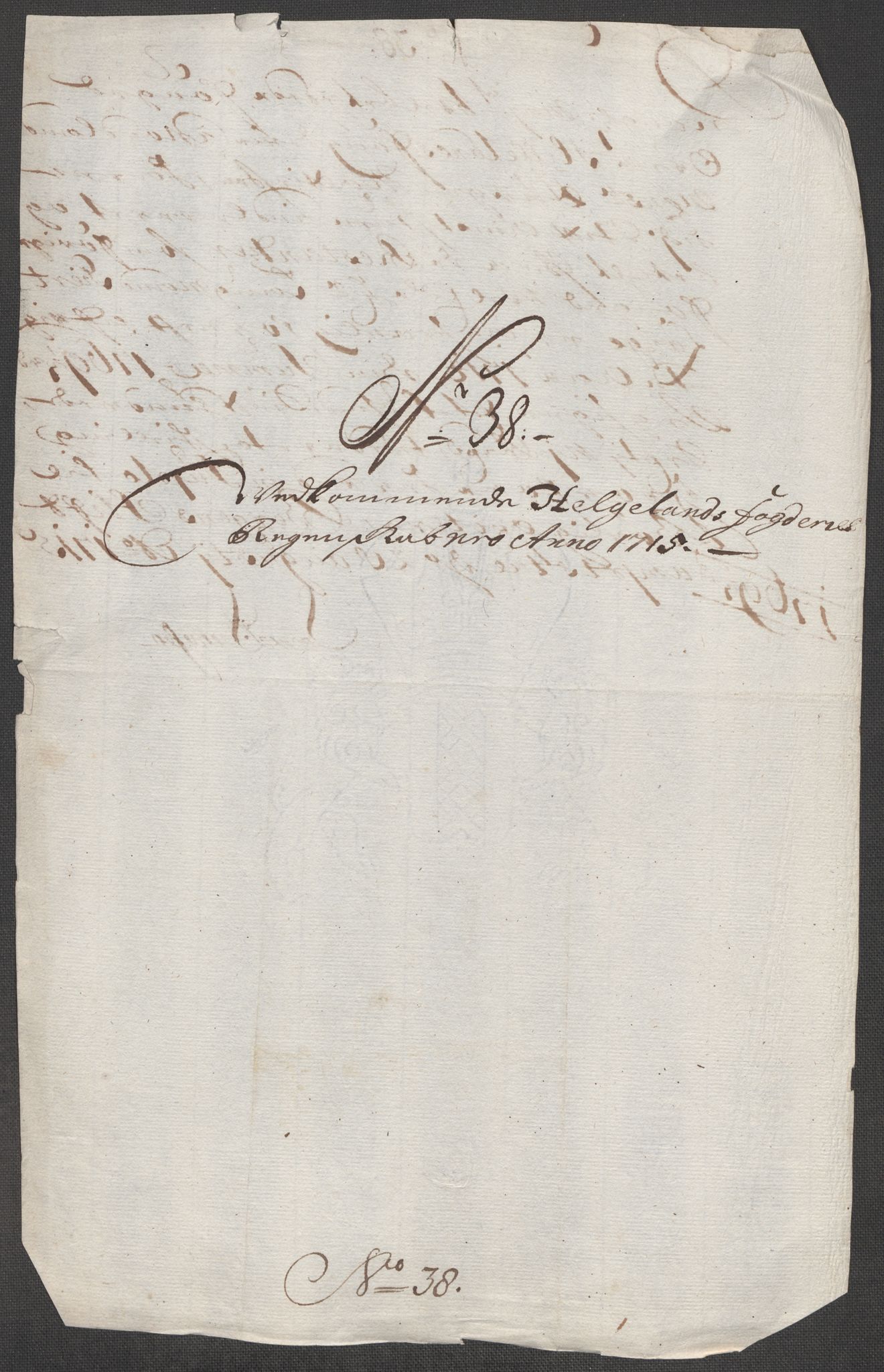 Rentekammeret inntil 1814, Reviderte regnskaper, Fogderegnskap, RA/EA-4092/R65/L4513: Fogderegnskap Helgeland, 1714-1715, s. 678