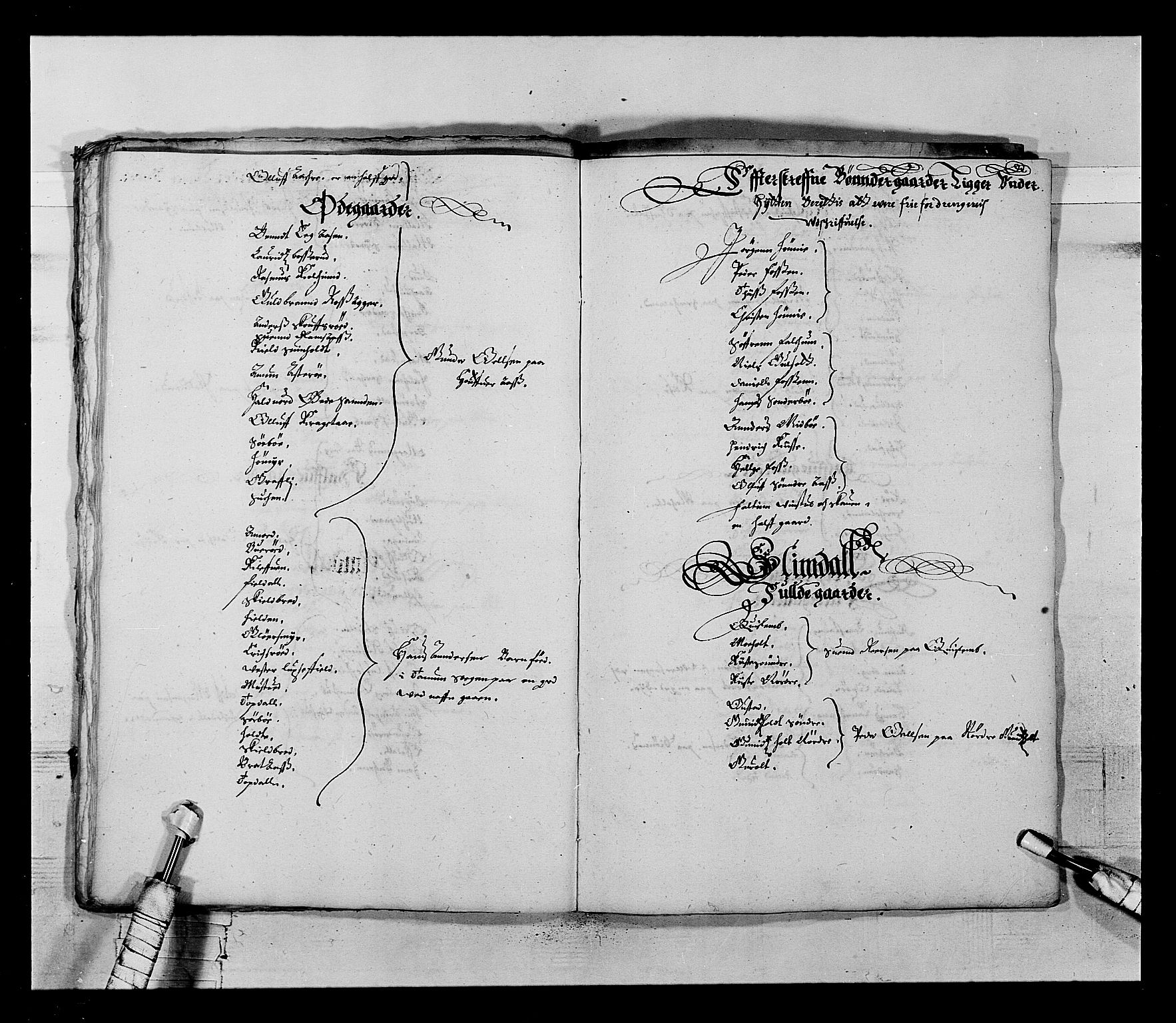 Stattholderembetet 1572-1771, AV/RA-EA-2870/Ek/L0022/0005: Jordebøker 1633-1658: / En liste over soldatlegg og en liste over gårder i Bratsberg len, 1642-1644, s. 31