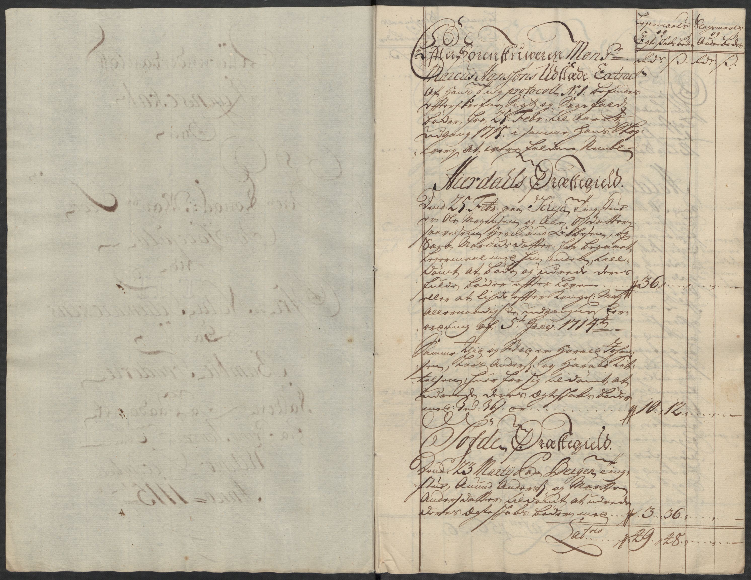 Rentekammeret inntil 1814, Reviderte regnskaper, Fogderegnskap, AV/RA-EA-4092/R36/L2127: Fogderegnskap Øvre og Nedre Telemark og Bamble, 1715, s. 219