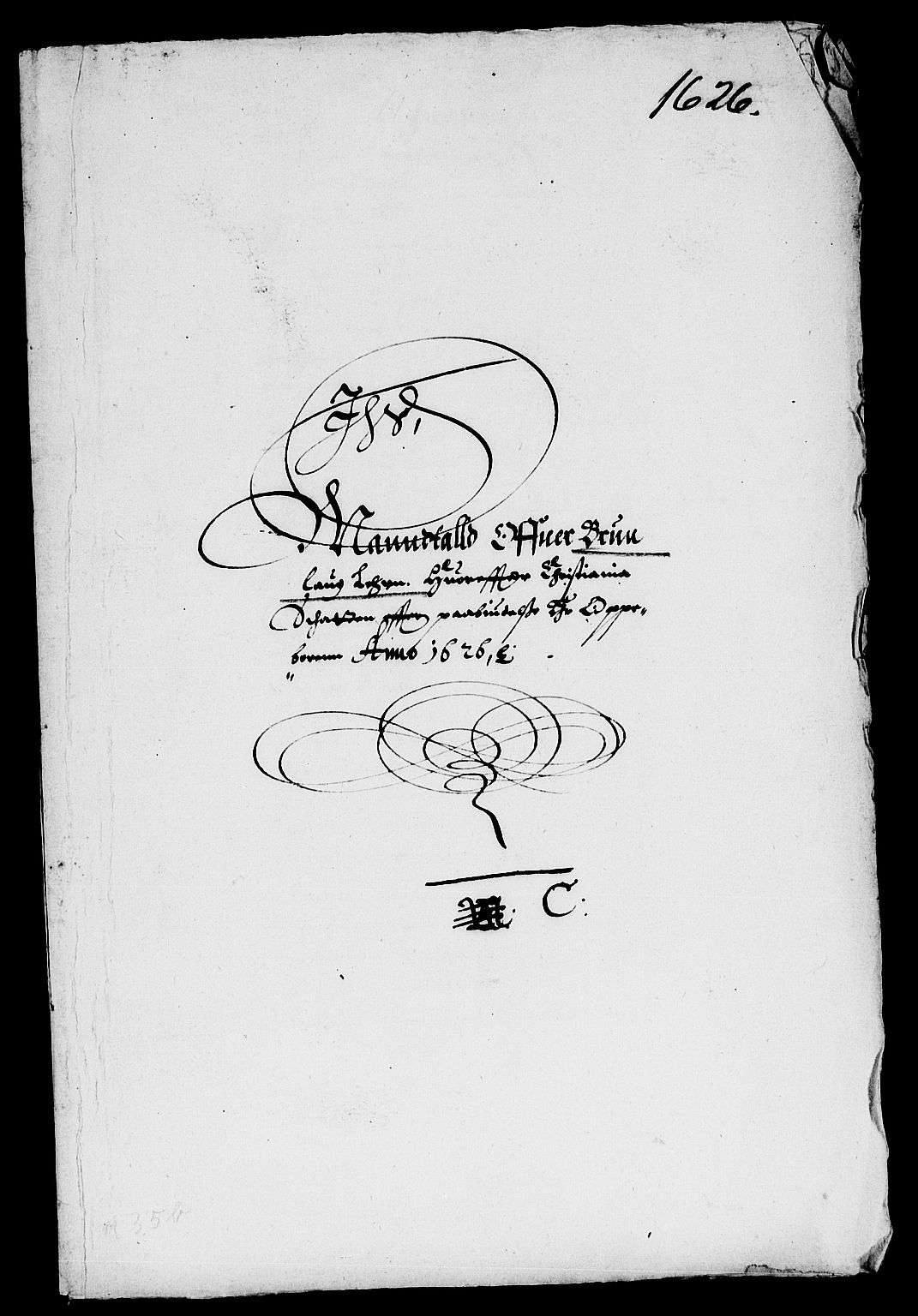 Rentekammeret inntil 1814, Reviderte regnskaper, Lensregnskaper, AV/RA-EA-5023/R/Rb/Rbl/L0003: Brunla len med Eiker len 1626-37, 1628-1631