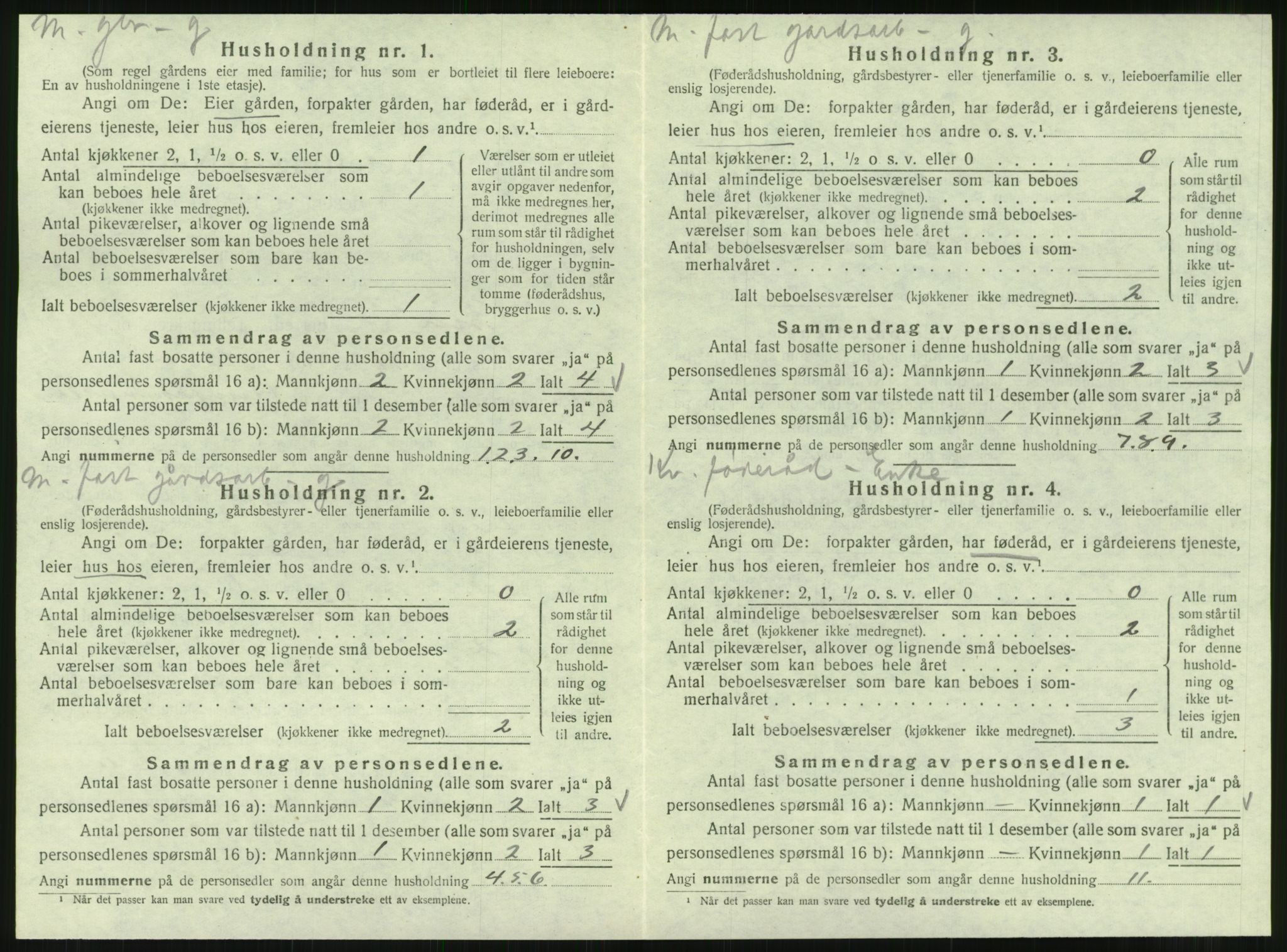 SAT, Folketelling 1920 for 1833 Mo herred, 1920, s. 233