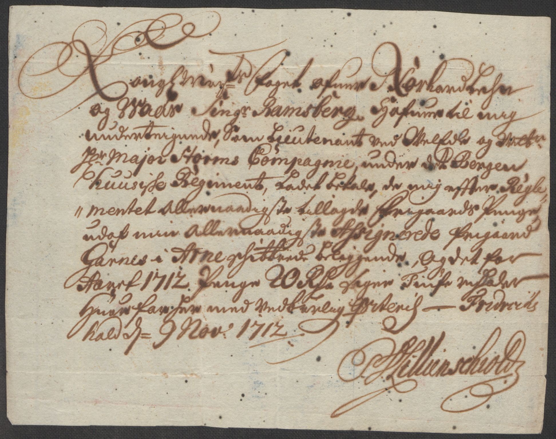 Rentekammeret inntil 1814, Reviderte regnskaper, Fogderegnskap, AV/RA-EA-4092/R51/L3194: Fogderegnskap Nordhordland og Voss, 1712, s. 217