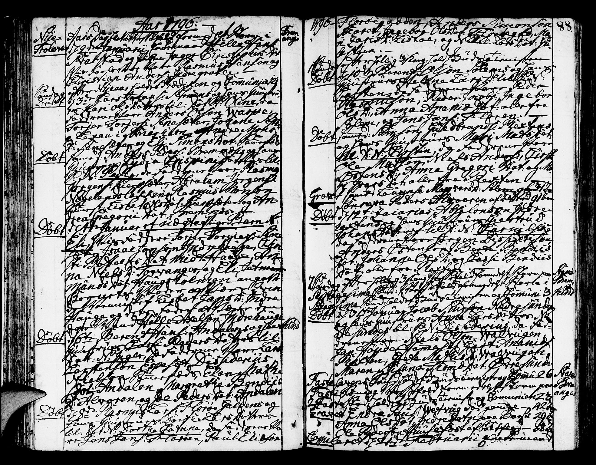 Kinn sokneprestembete, AV/SAB-A-80801/H/Haa/Haaa/L0003: Ministerialbok nr. A 3, 1785-1821, s. 88