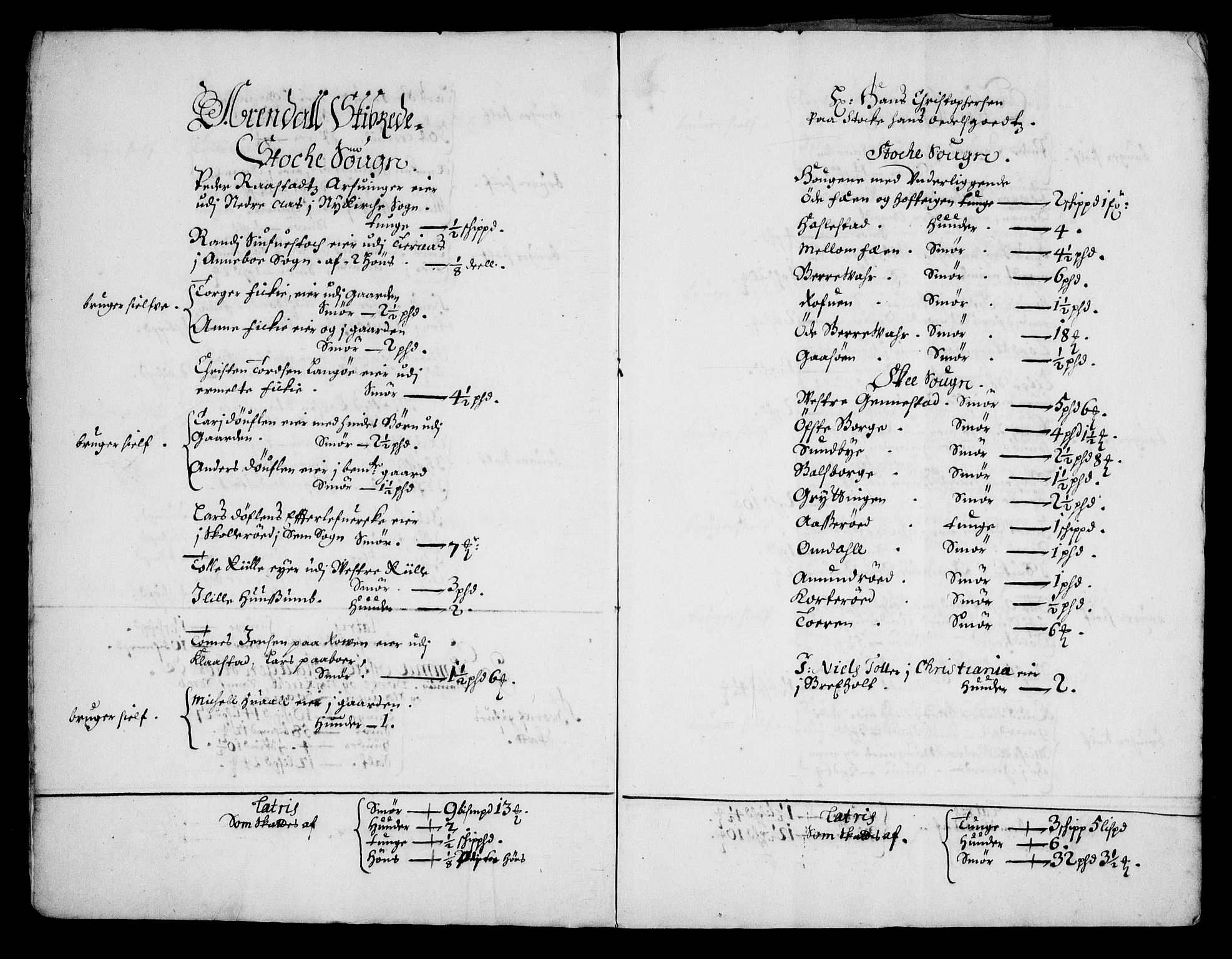 Rentekammeret inntil 1814, Realistisk ordnet avdeling, RA/EA-4070/N/Na/L0003/0002: [XI h]: Tønsbergs amt og Larvik grevskaps jordebøker: / (B) Odelsskatt av jord som greven selv ikke besitter eller bruker., 1674