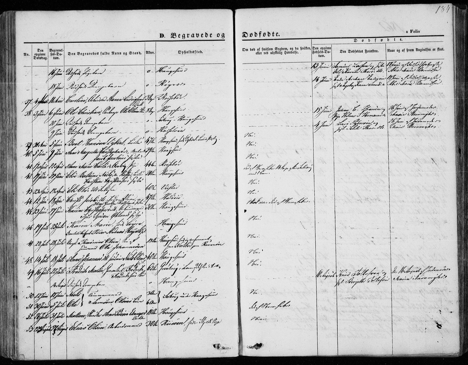 Torvastad sokneprestkontor, SAST/A -101857/H/Ha/Haa/L0011: Ministerialbok nr. A 11, 1857-1866, s. 184