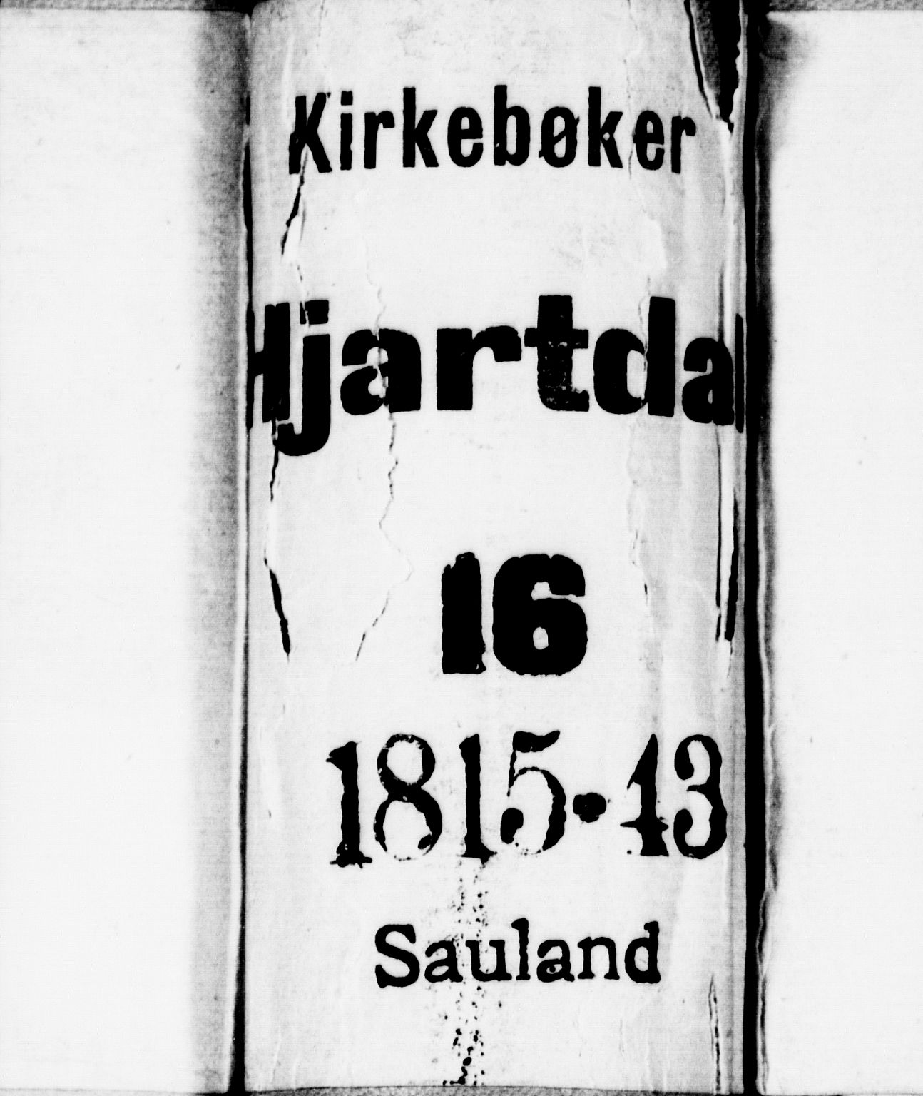 Hjartdal kirkebøker, SAKO/A-270/F/Fb/L0001: Ministerialbok nr. II 1, 1815-1843