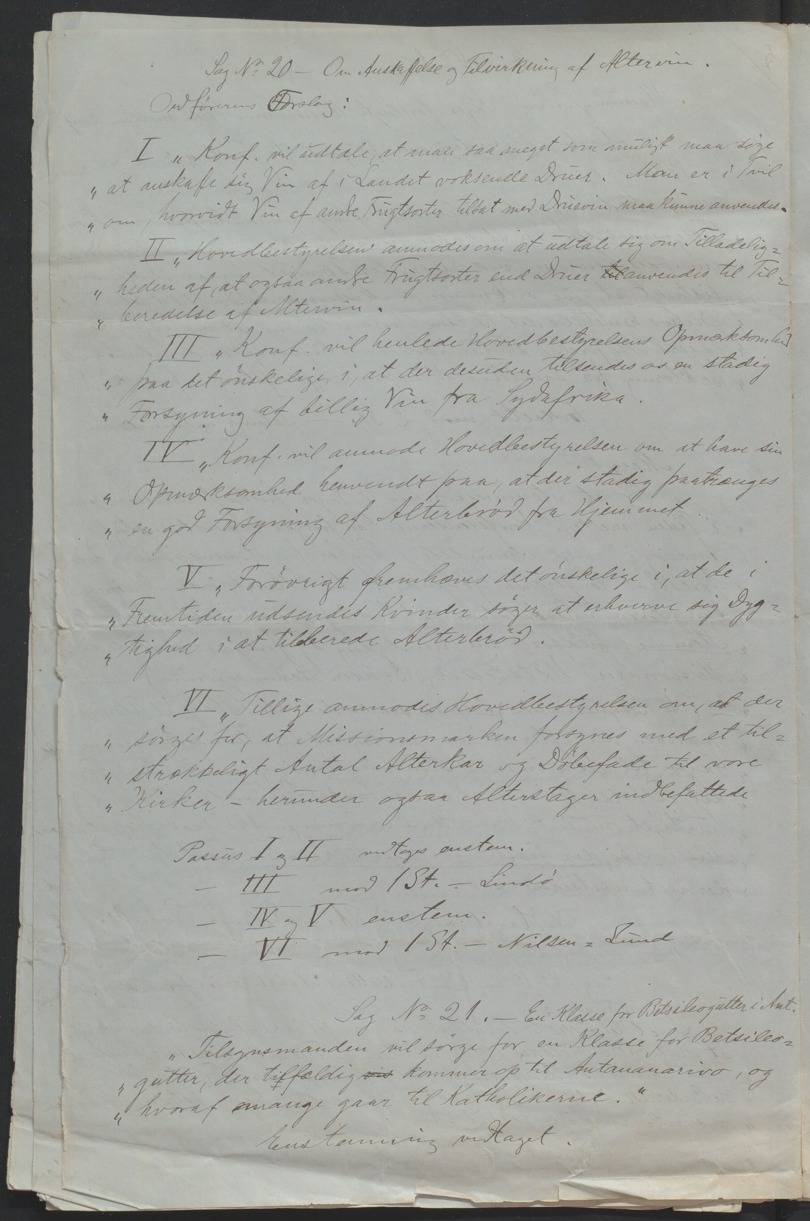 Det Norske Misjonsselskap - hovedadministrasjonen, VID/MA-A-1045/D/Da/Daa/L0037/0006: Konferansereferat og årsberetninger / Konferansereferat fra Madagaskar Innland., 1888