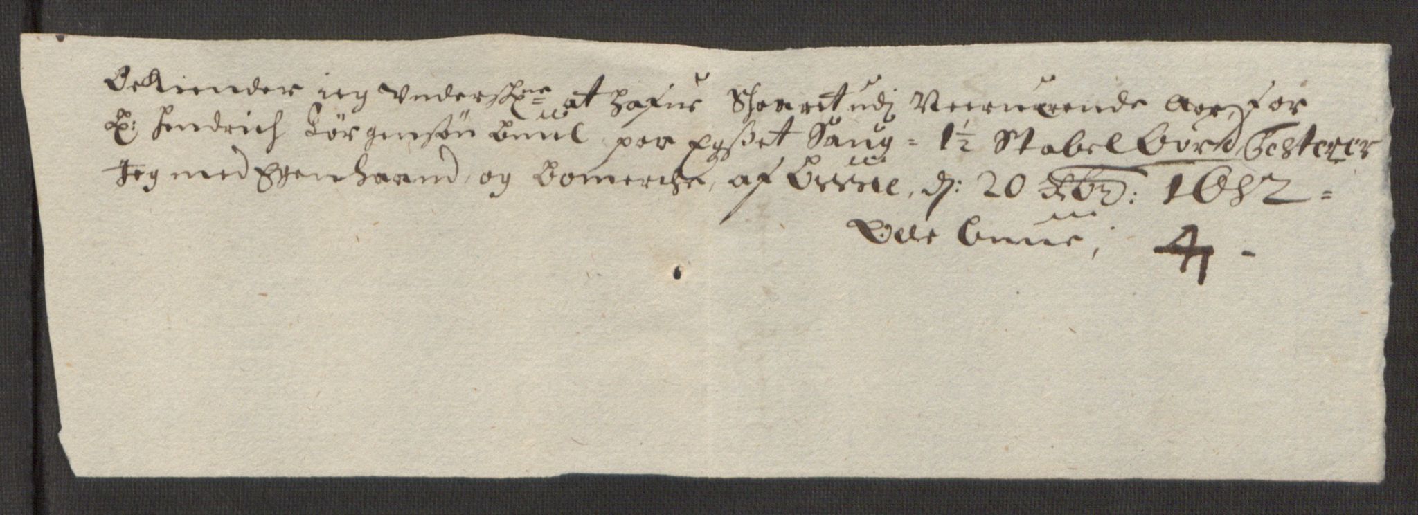 Rentekammeret inntil 1814, Reviderte regnskaper, Stiftamtstueregnskaper, Trondheim stiftamt og Nordland amt, RA/EA-6044/R/Rg/L0067: Trondheim stiftamt og Nordland amt, 1682