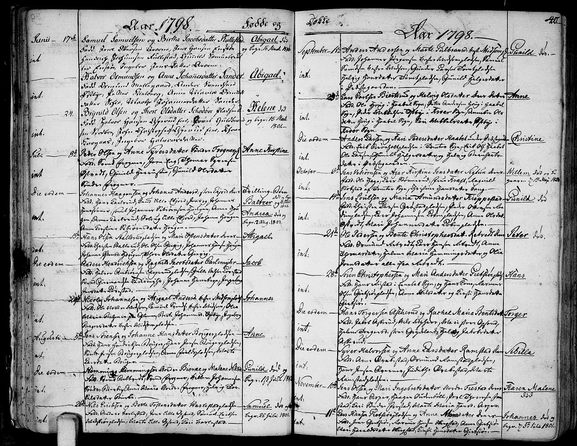 Kråkstad prestekontor Kirkebøker, SAO/A-10125a/F/Fa/L0002: Ministerialbok nr. I 2, 1786-1814, s. 40