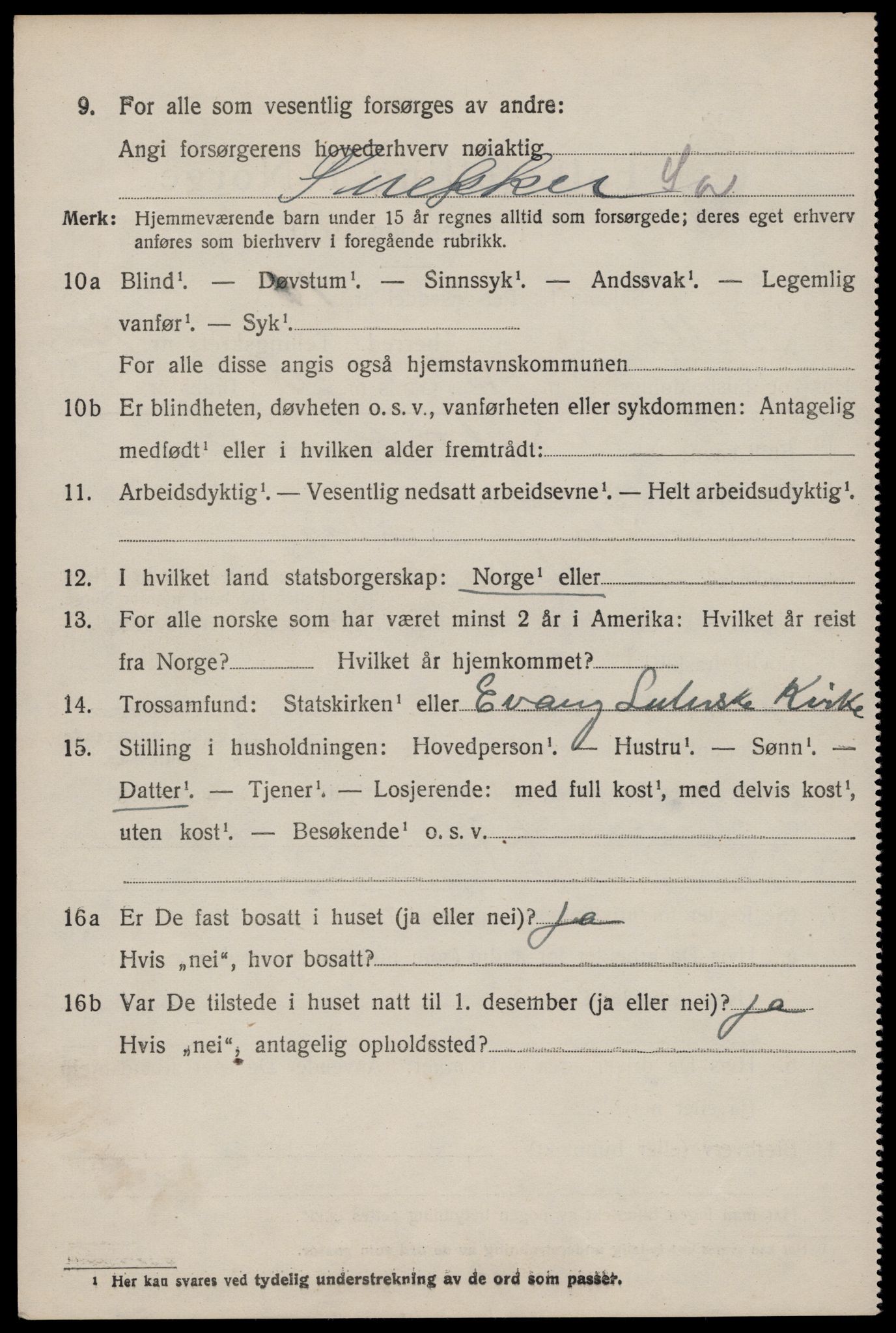 SAST, Folketelling 1920 for 1126 Hetland herred, 1920, s. 23498