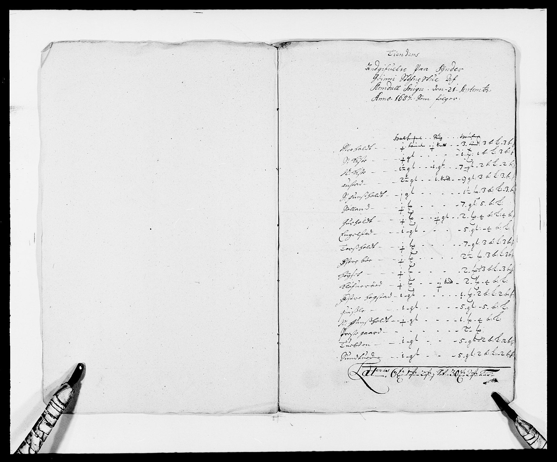 Rentekammeret inntil 1814, Reviderte regnskaper, Fogderegnskap, RA/EA-4092/R34/L2049: Fogderegnskap Bamble, 1685-1687, s. 260