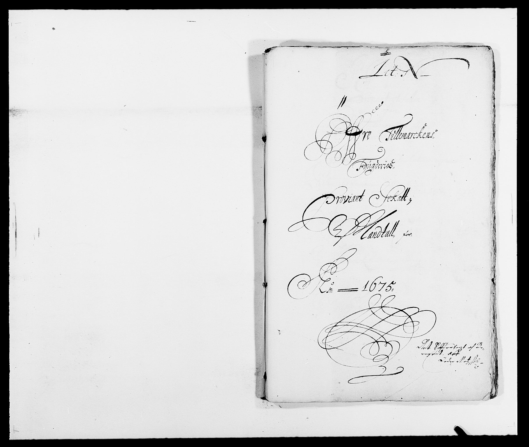 Rentekammeret inntil 1814, Reviderte regnskaper, Fogderegnskap, AV/RA-EA-4092/R35/L2064: Fogderegnskap Øvre og Nedre Telemark, 1675, s. 39