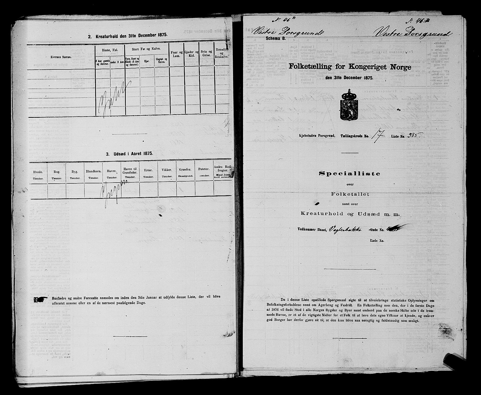 SAKO, Folketelling 1875 for 0805P Porsgrunn prestegjeld, 1875, s. 867