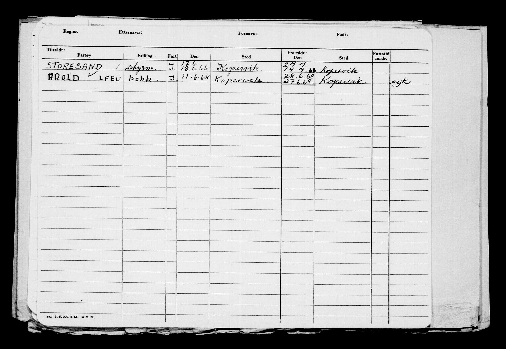 Direktoratet for sjømenn, AV/RA-S-3545/G/Gb/L0110: Hovedkort, 1913, s. 654