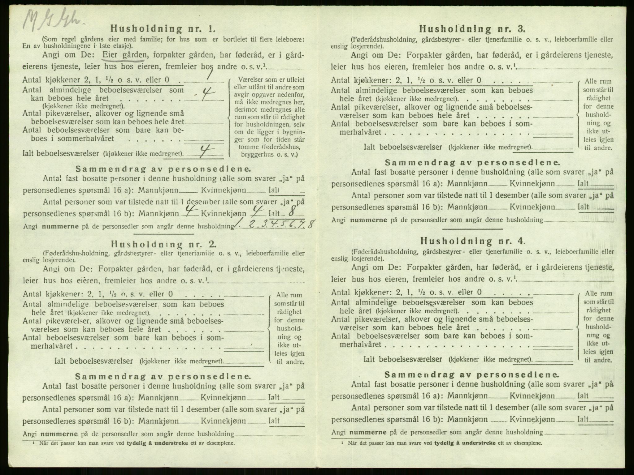 SAKO, Folketelling 1920 for 0720 Stokke herred, 1920, s. 1204