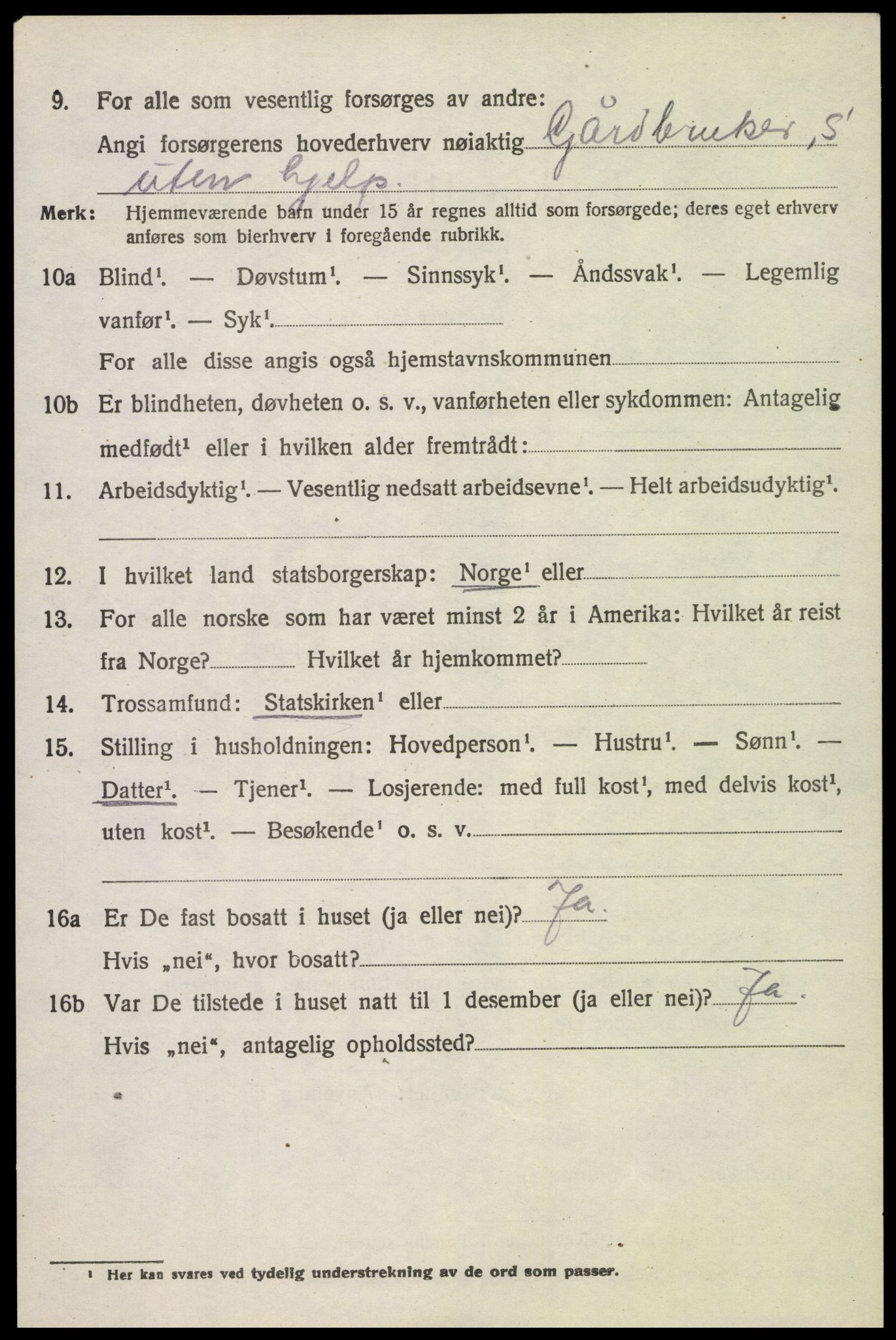 SAH, Folketelling 1920 for 0528 Østre Toten herred, 1920, s. 8513